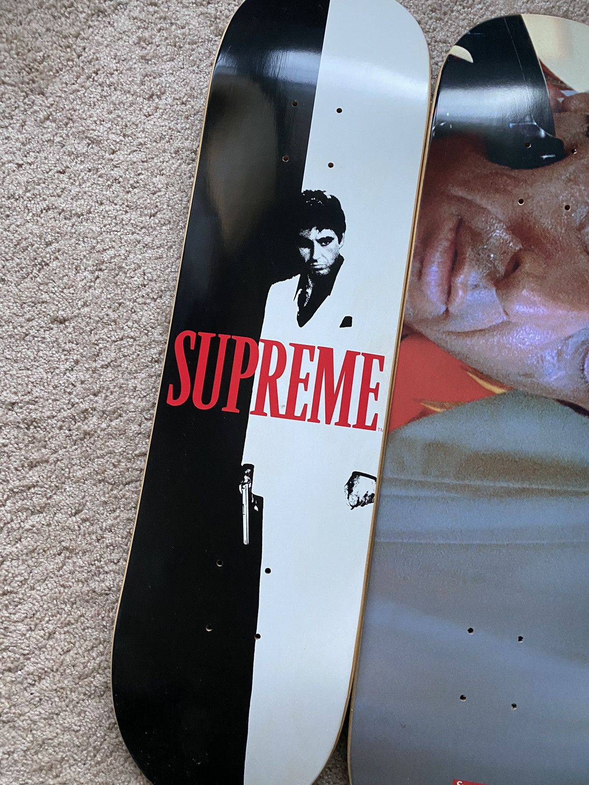 Supreme Supreme Scarface skate deck set of 2 authentic Size ONE SIZE - 2 Thumbnail