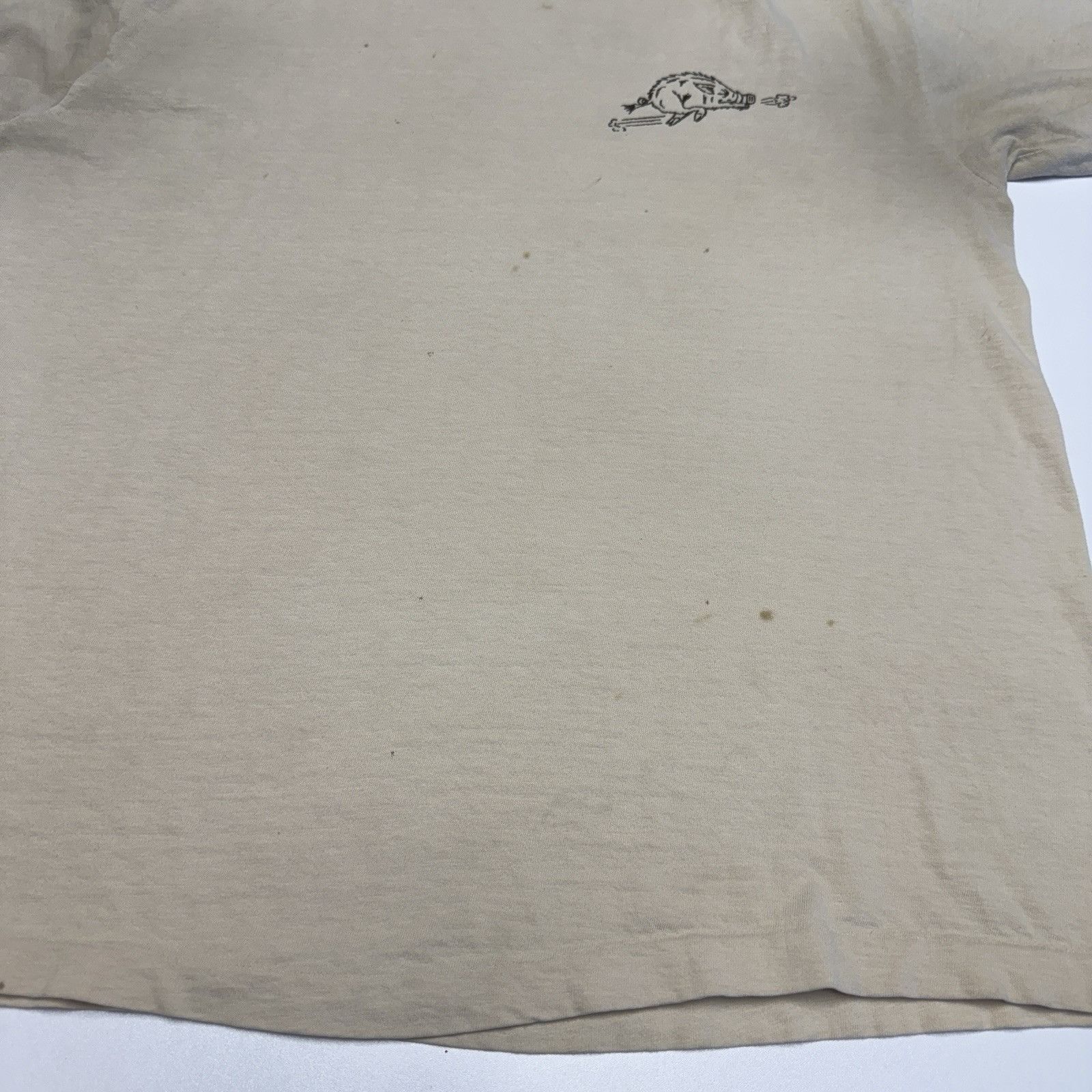 Vintage Vintage 90s Hogs Breath Inn T Shirt Mens XL 21.5x26.5 Tan Sh Size US XL / EU 56 / 4 - 8 Thumbnail