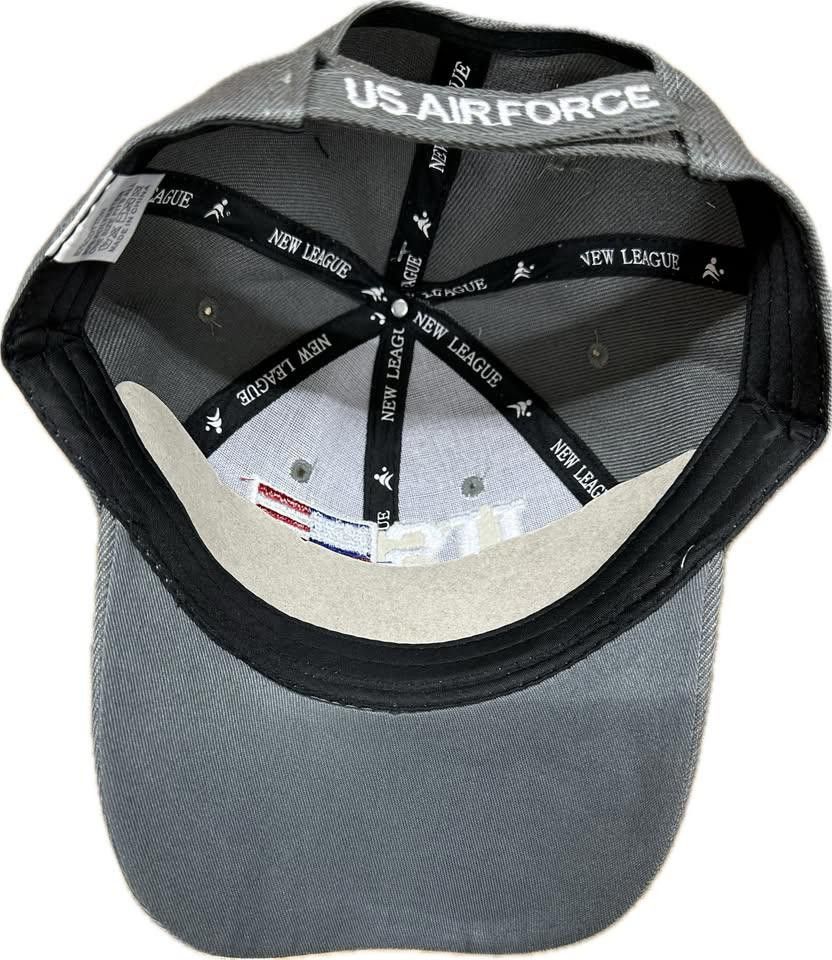 Designer US AIR FORCE Embroidered Cap Dad Hat Ash Gray Size ONE SIZE - 2 Thumbnail