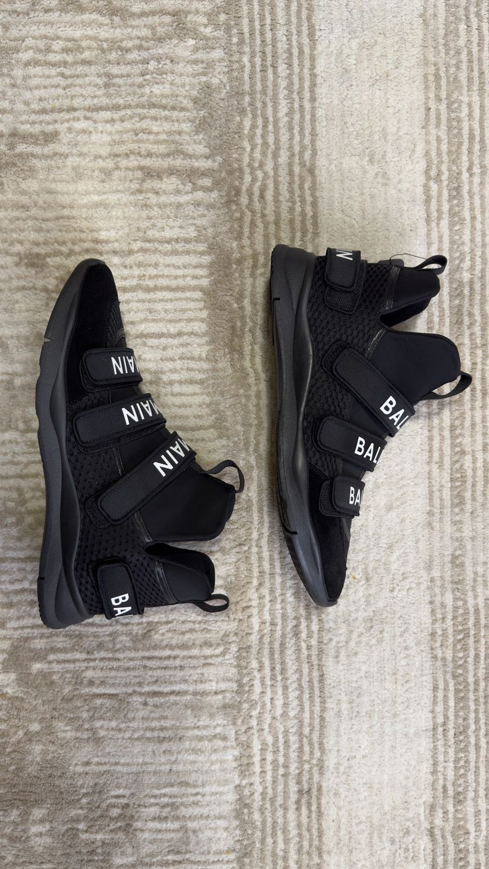 Balmain Balmain B-Bold High-Top Sneakers Size US 12 / EU 45 - 1 Thumbnail