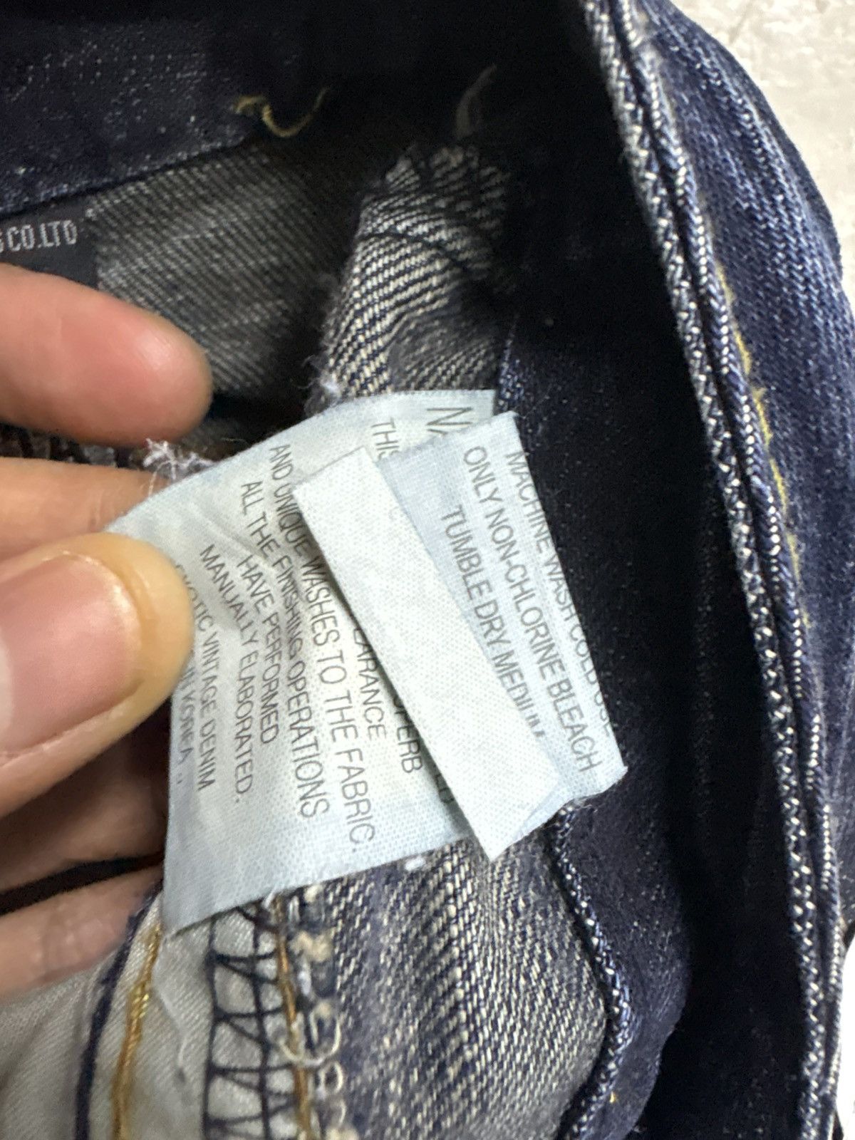 If Six Was Nine Japanese Brand Lolita Mud Wash Flare Heavy Distressed Jeans Size US 30 / EU 46 - 11 Thumbnail