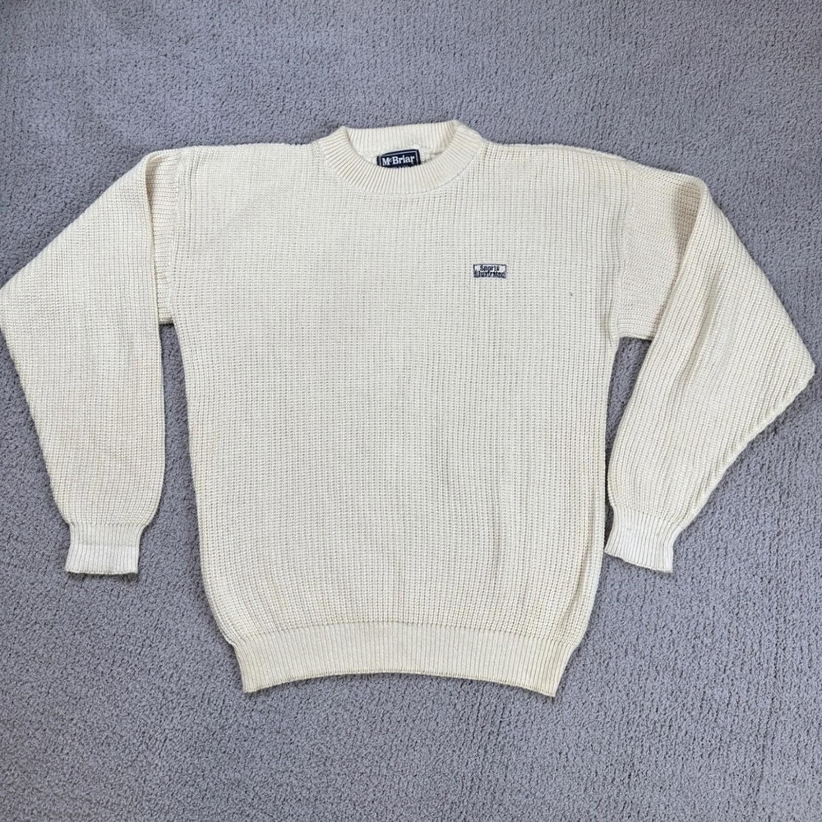 Other Vintage McBriar Sports Illustrated Sweater Mens S Cream Size US S / EU 44-46 / 1 - 1 Thumbnail