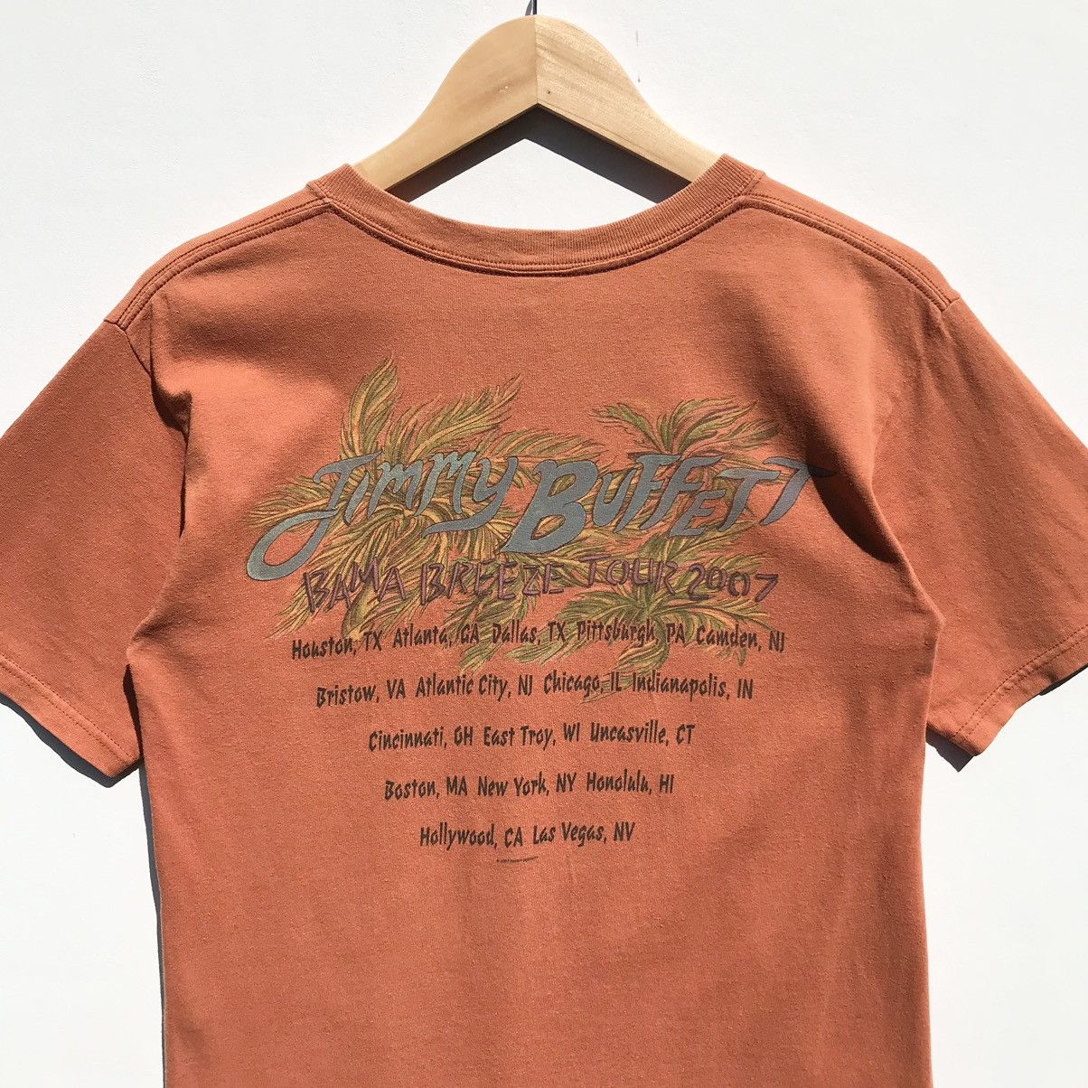 Band Tees × Vintage Vintage Jimmy Buffett Bama Breeze Tour 2007 Shirt Size US S / EU 44-46 / 1 - 8 Thumbnail