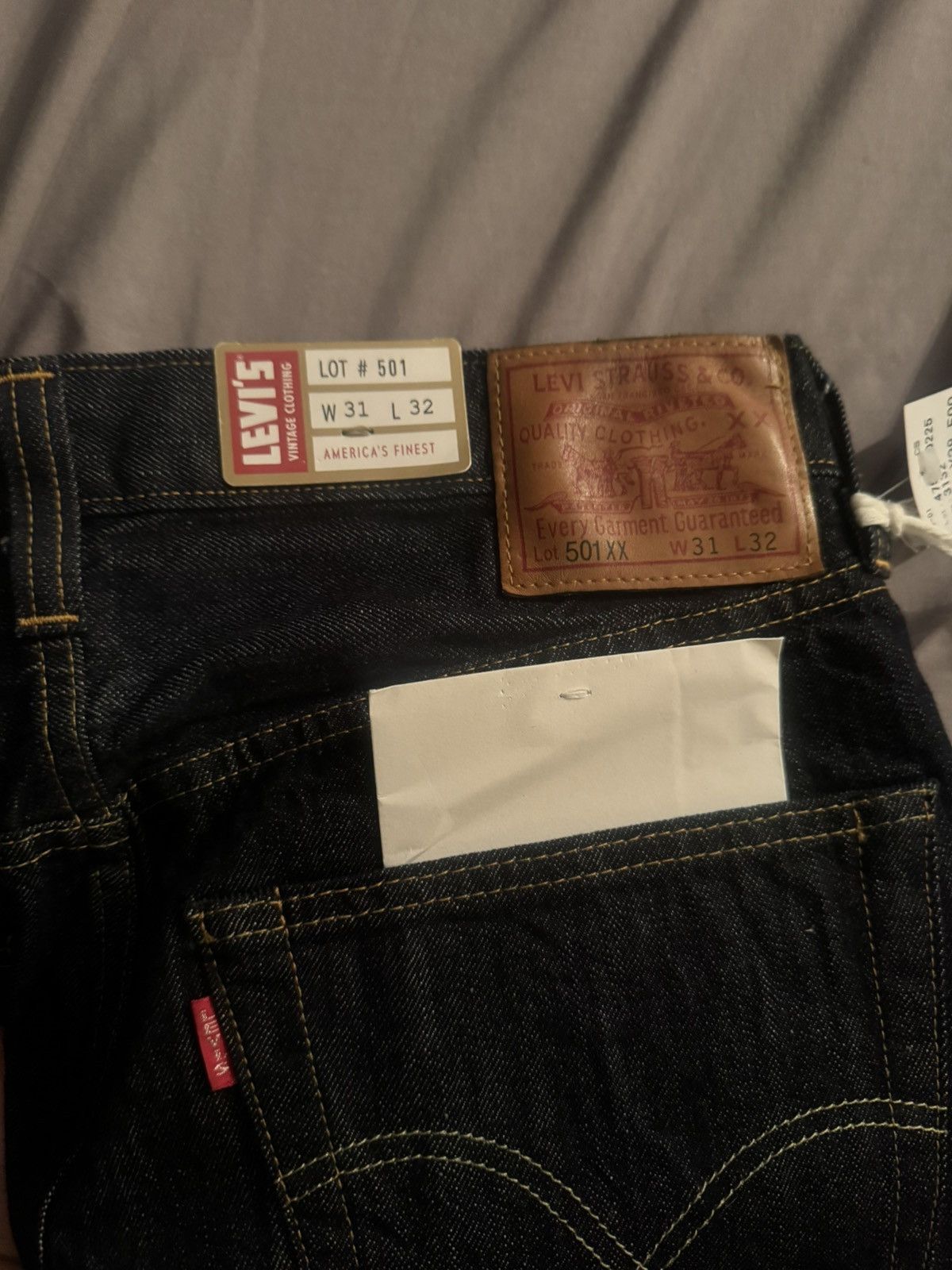 Levi's Vintage Clothing Real authentic Japanese Denim Levi’s Size US 31 - 3 Thumbnail