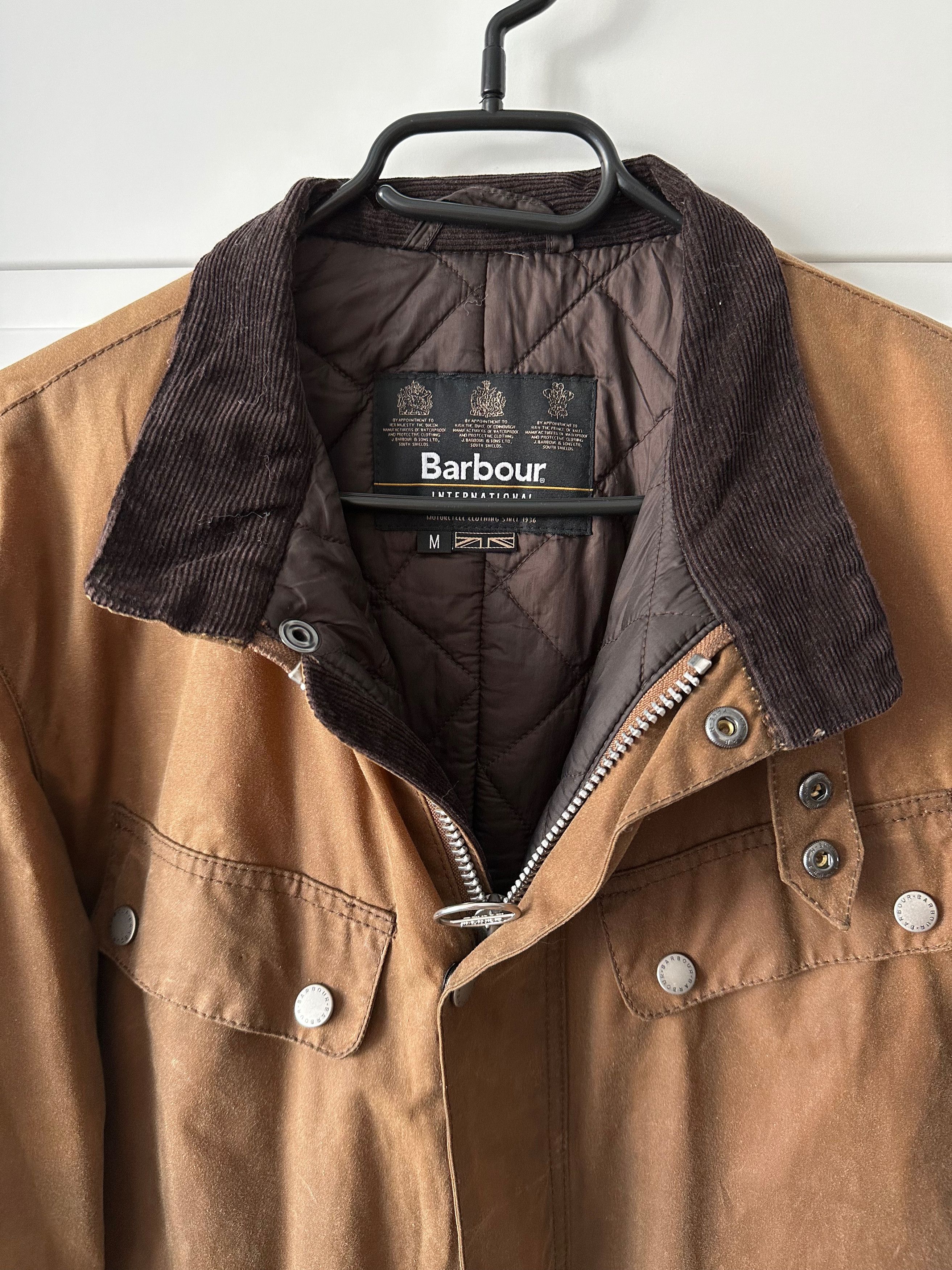 Barbour BARBOUR International Duke Wax Jacket quilted lining padded Size US M / EU 48-50 / 2 - 3 Thumbnail