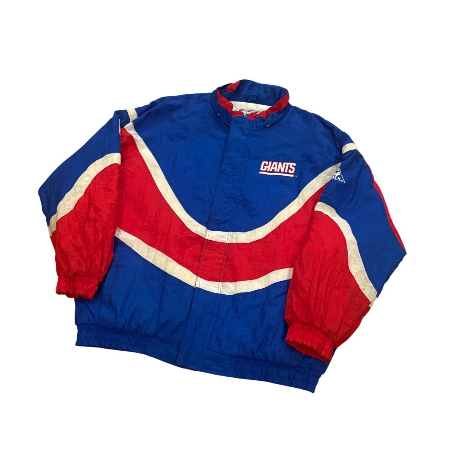 Apex One Vintage 90s Apex One New York Giants NFL Pro Line Full Zip P Size US XL / EU 56 / 4 - 4 Thumbnail