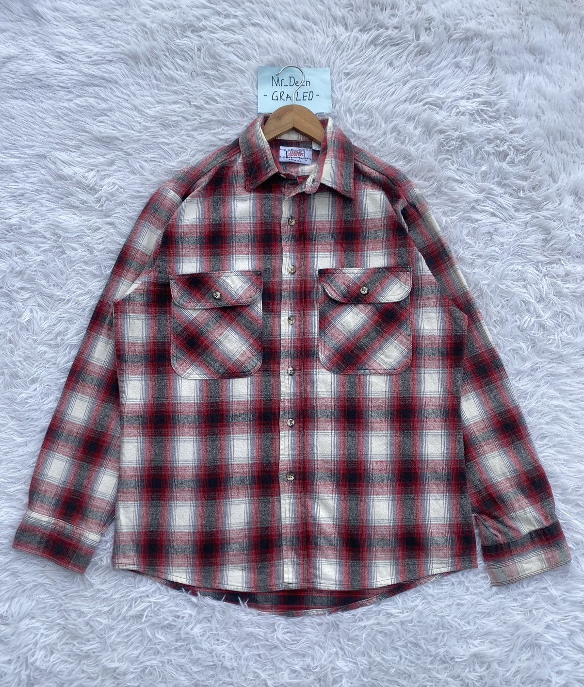 Flannel Rare Vintage Private Property Flannel Shirt Size US M / EU 48-50 / 2 - 1 Thumbnail