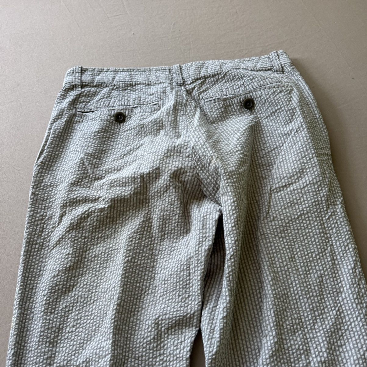 Old Navy Vintage Old Navy Grey Straight Seersucker Pant Trousers Size US 30 / EU 46 - 8 Thumbnail