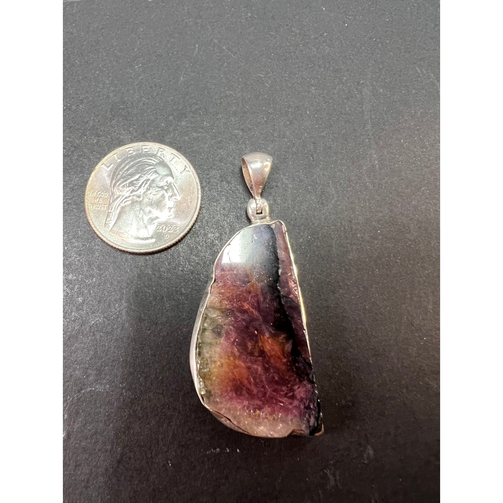 Other NEW Watermelon multi tourmaline 925 pendant 7.91 grams Size ONE SIZE - 4 Thumbnail
