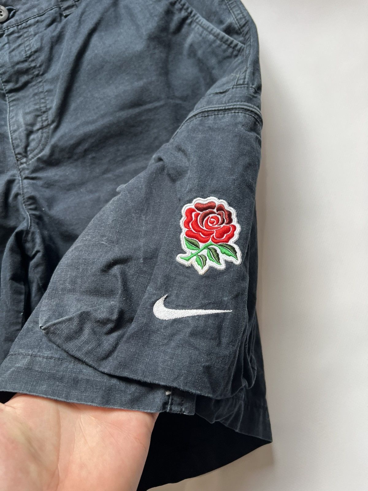 Nike Nike Vintage Cargo Shorts Rugby England Navy Size US 32 / EU 48 - 2 Thumbnail