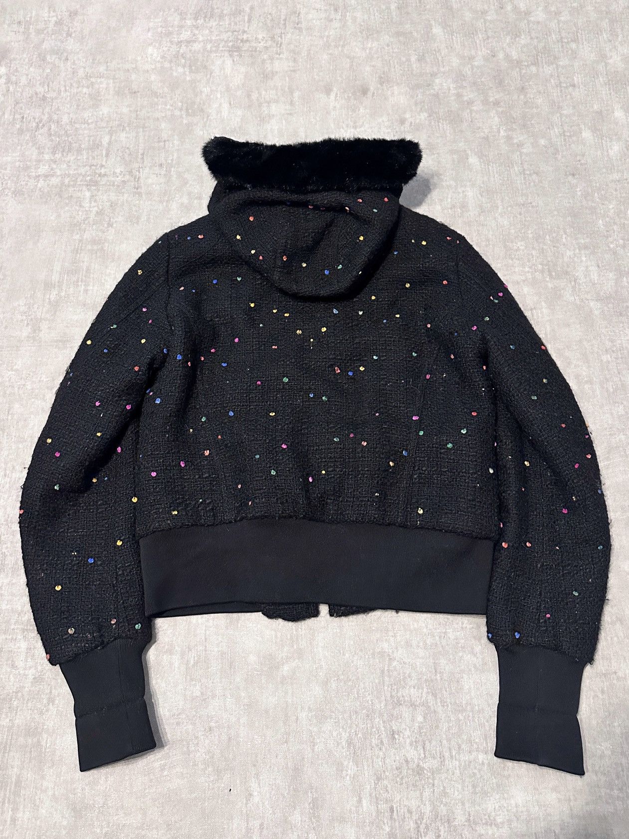 If Six Was Nine × Japanese Brand × Le Grande Bleu (L.G.B.) Vintage Ifsixwasnine LGB style Faux Fur Zip Hoodie Size US S / EU 44-46 / 1 - 2 Thumbnail