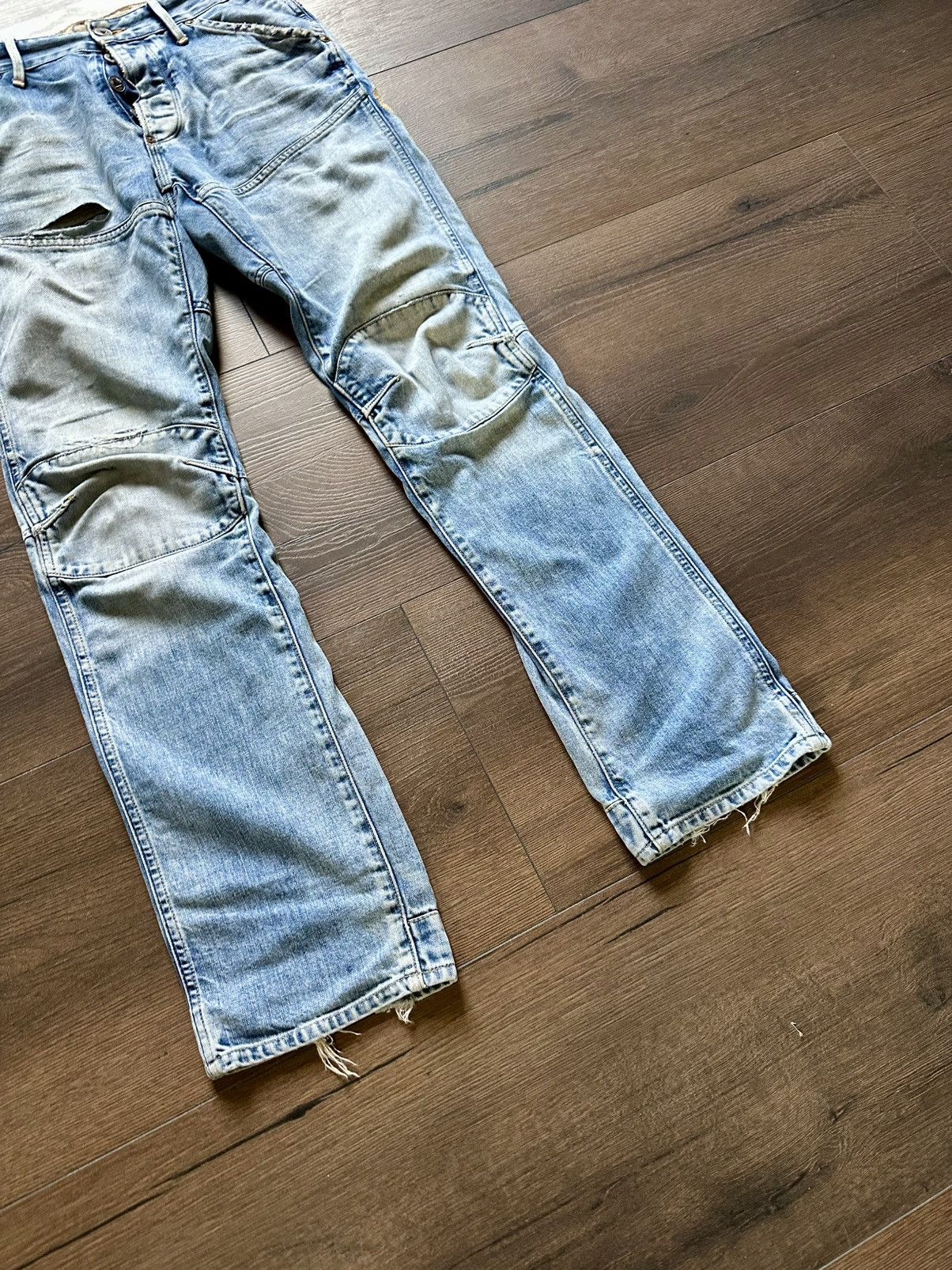G-Star Vintage Gstar Raw Y2K Distressed Pants 96 Size US 34 / EU 50 - 5 Thumbnail