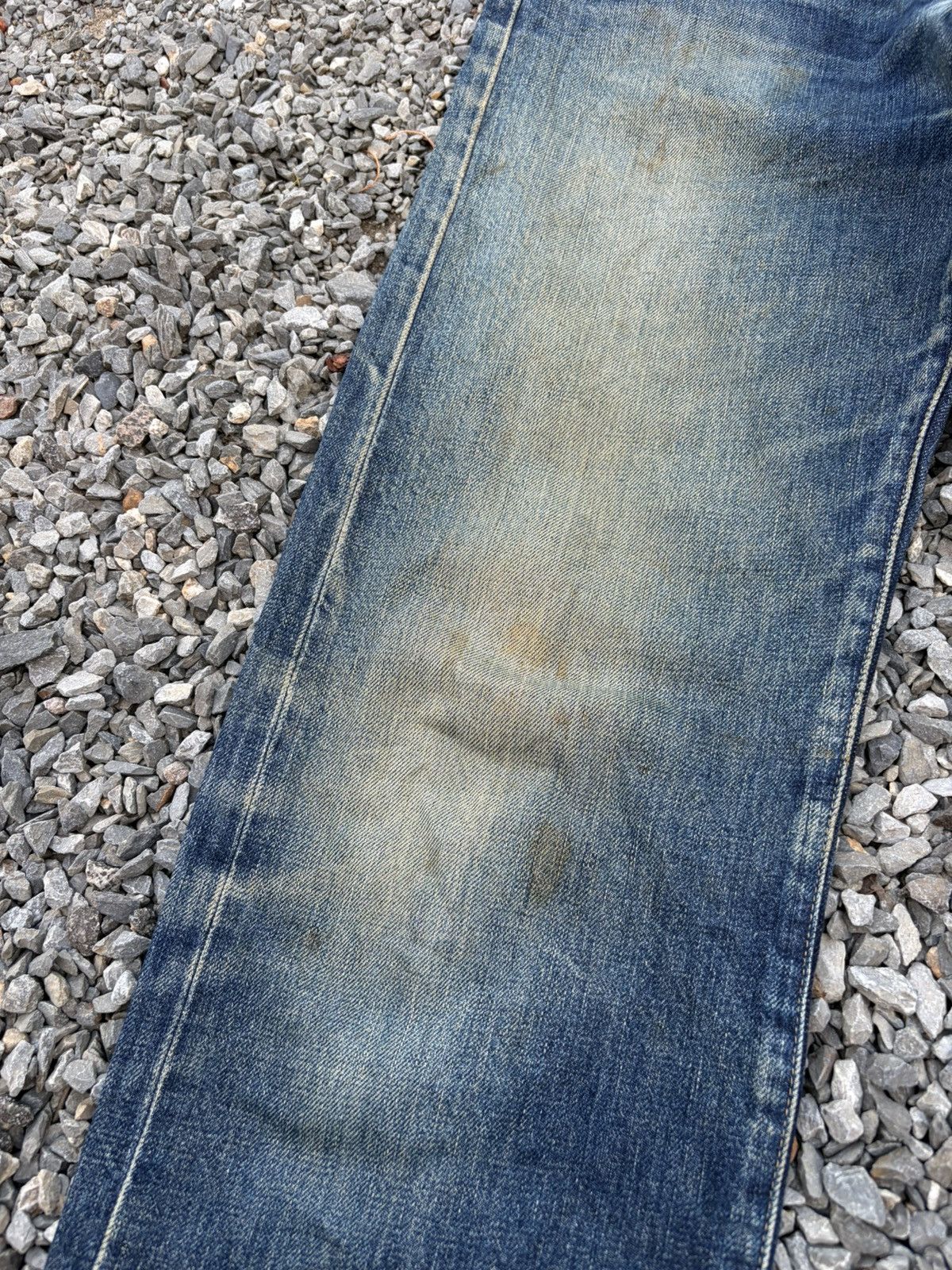 Kapital VINTAGE LEVIS 503B BIG E SELVEDGE RUSTY DISTRESSED DENIM Size US 32 / EU 48 - 21 Thumbnail