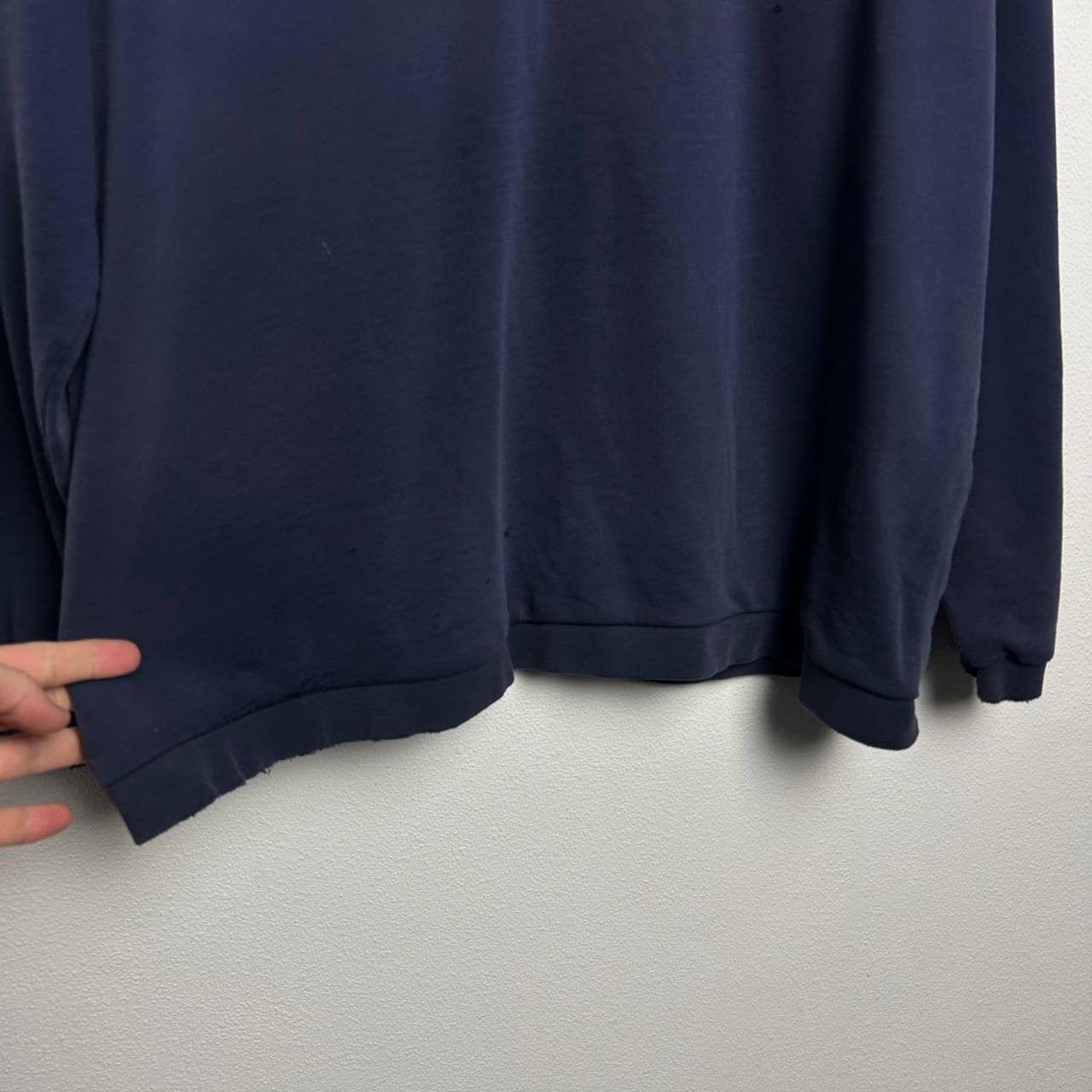 Nike Vintage Nike Big swoosh 90s streetwear distressed sweatshirt Size US M / EU 48-50 / 2 - 8 Thumbnail