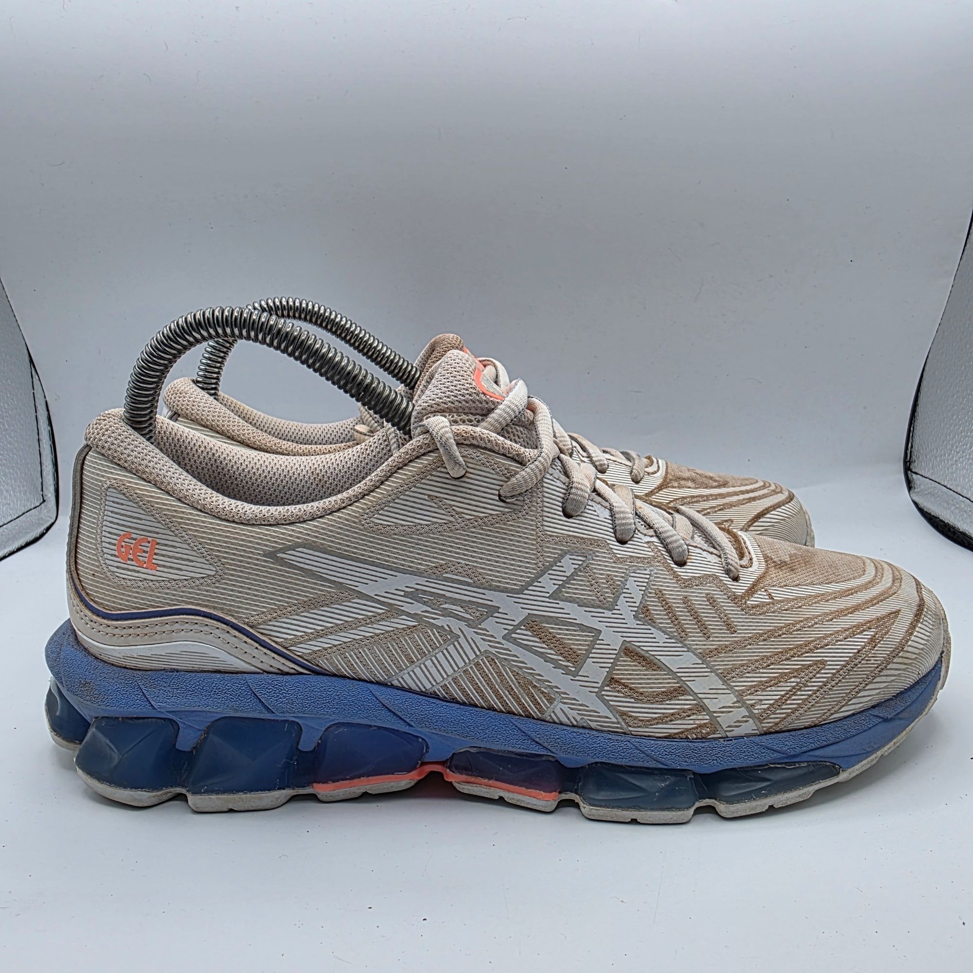 Asics Asics Gel Quantum 360 7 Womens Size 8 White Blue Athletic Sh Size US 8 / IT 38 - 12 Thumbnail