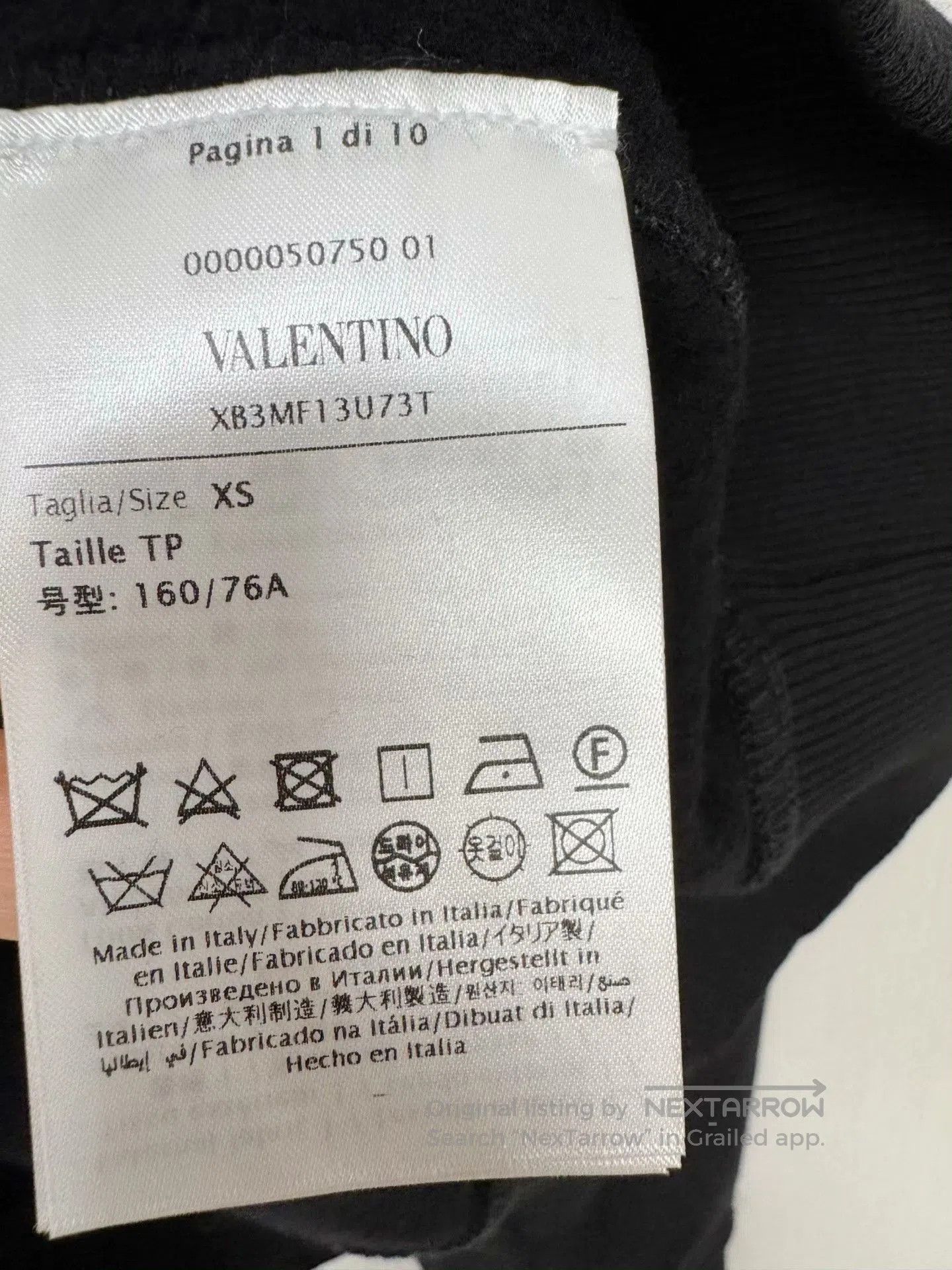 Valentino valentino sweatshirt with bow detail in navy. Size US XS / EU 42 / 0 - 6 Thumbnail