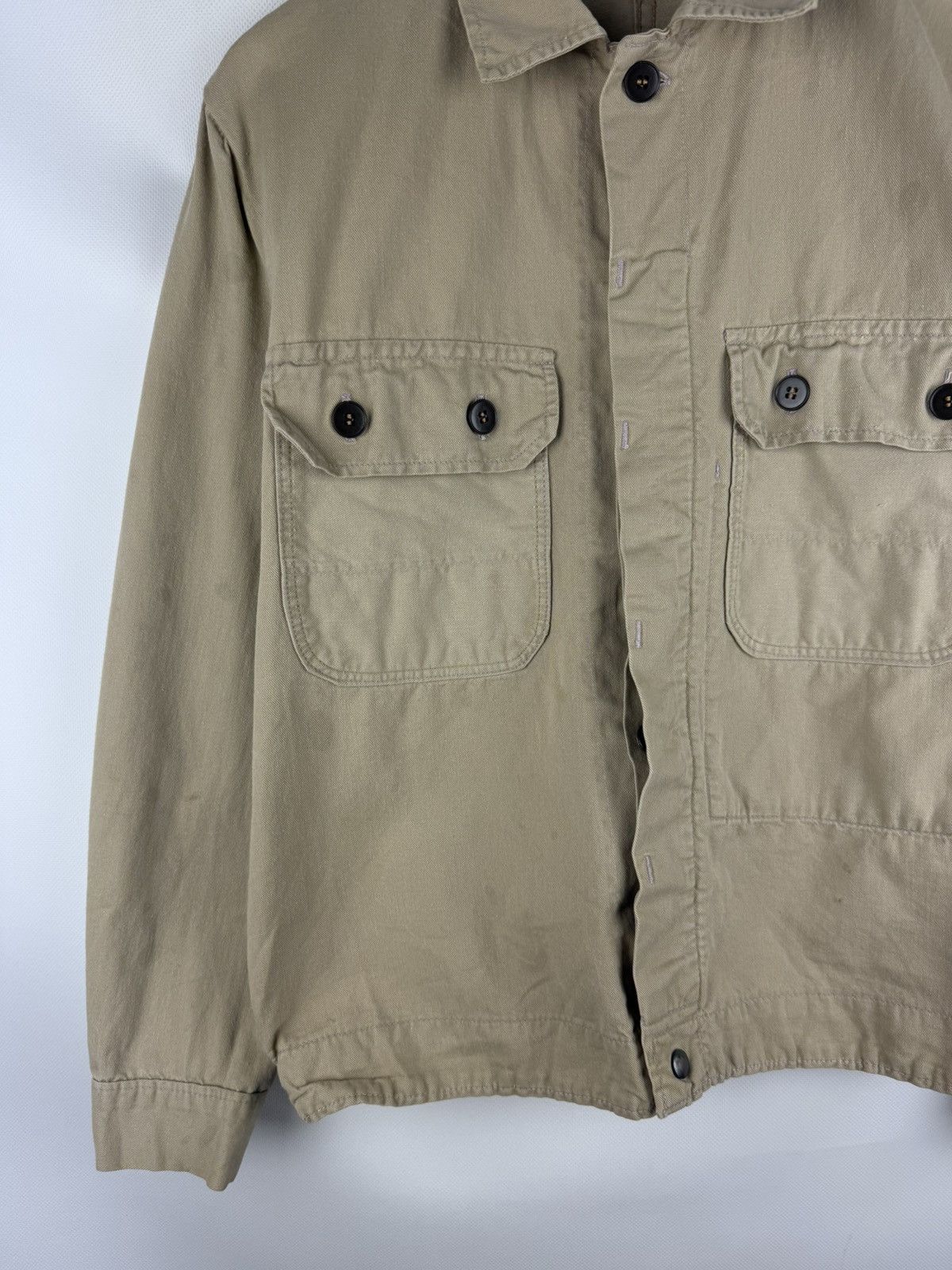 Le Laboureur Vintage Sanforize Work Overshirt Jacket Size 46 / S Size US S / EU 44-46 / 1 - 4 Thumbnail