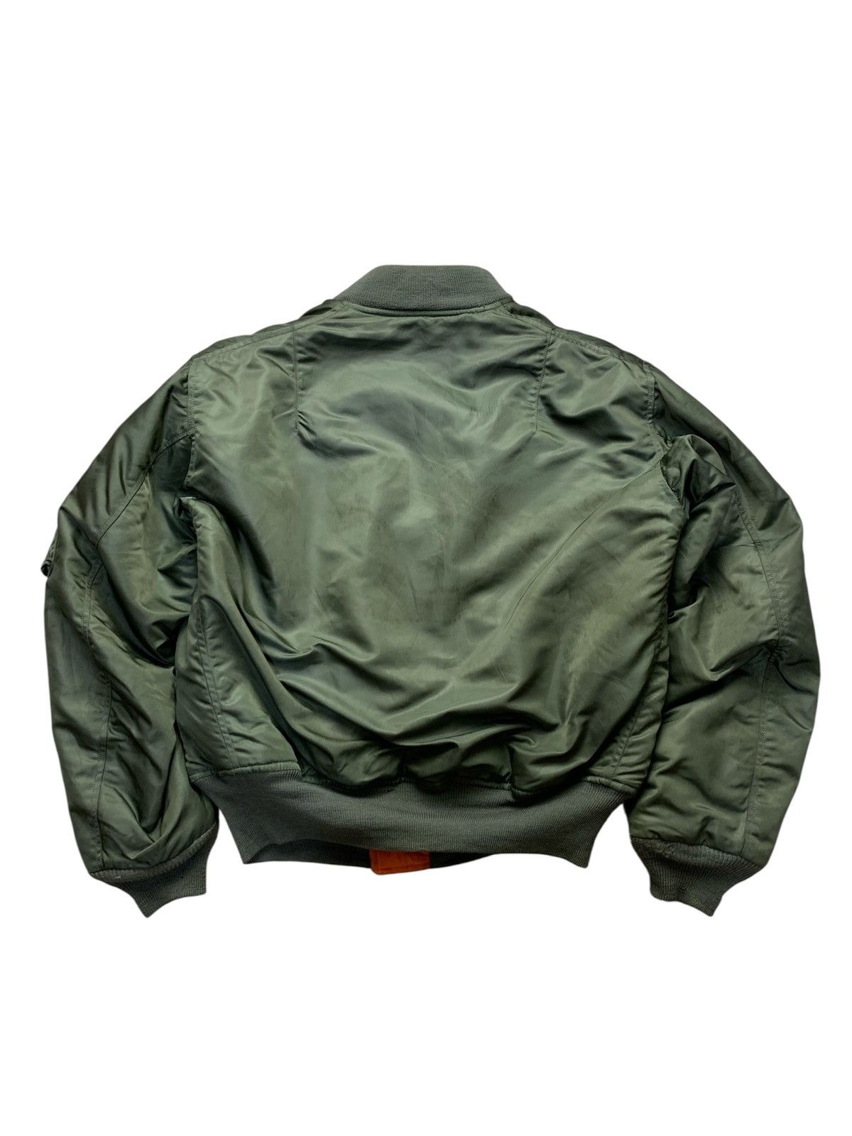 Alpha Industries 🐍 Vintage 1966 Alpha Industries MA-1 Bomber Jacket Size US XL / EU 56 / 4 - 3 Thumbnail