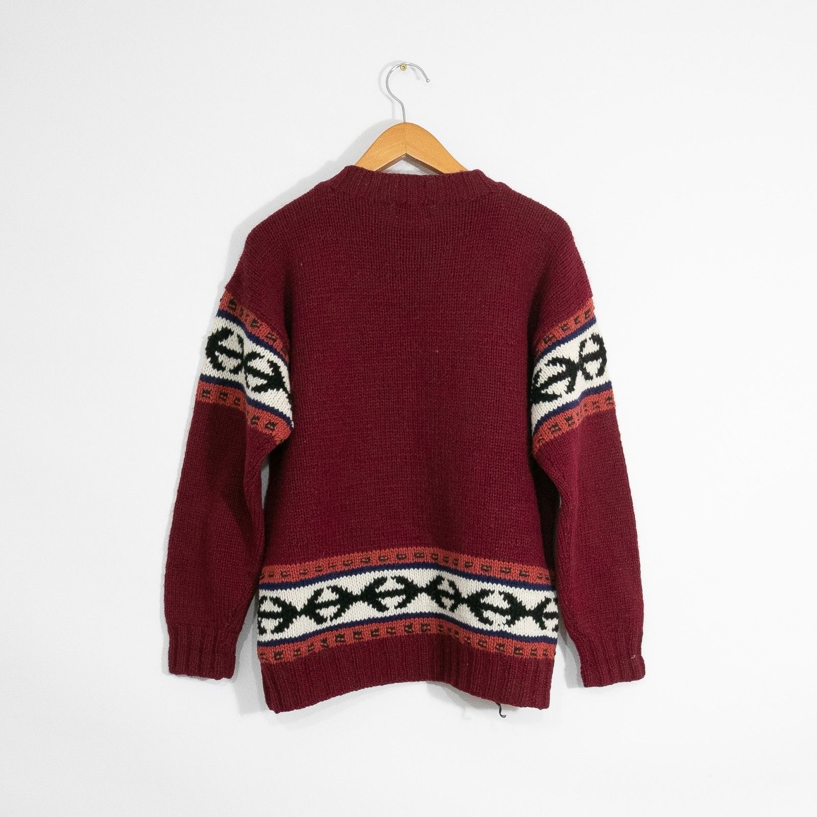 Vintage Vintage Aztec Pattern Wool Sweater Mens Medium Southwestern Size US M / EU 48-50 / 2 - 6 Thumbnail
