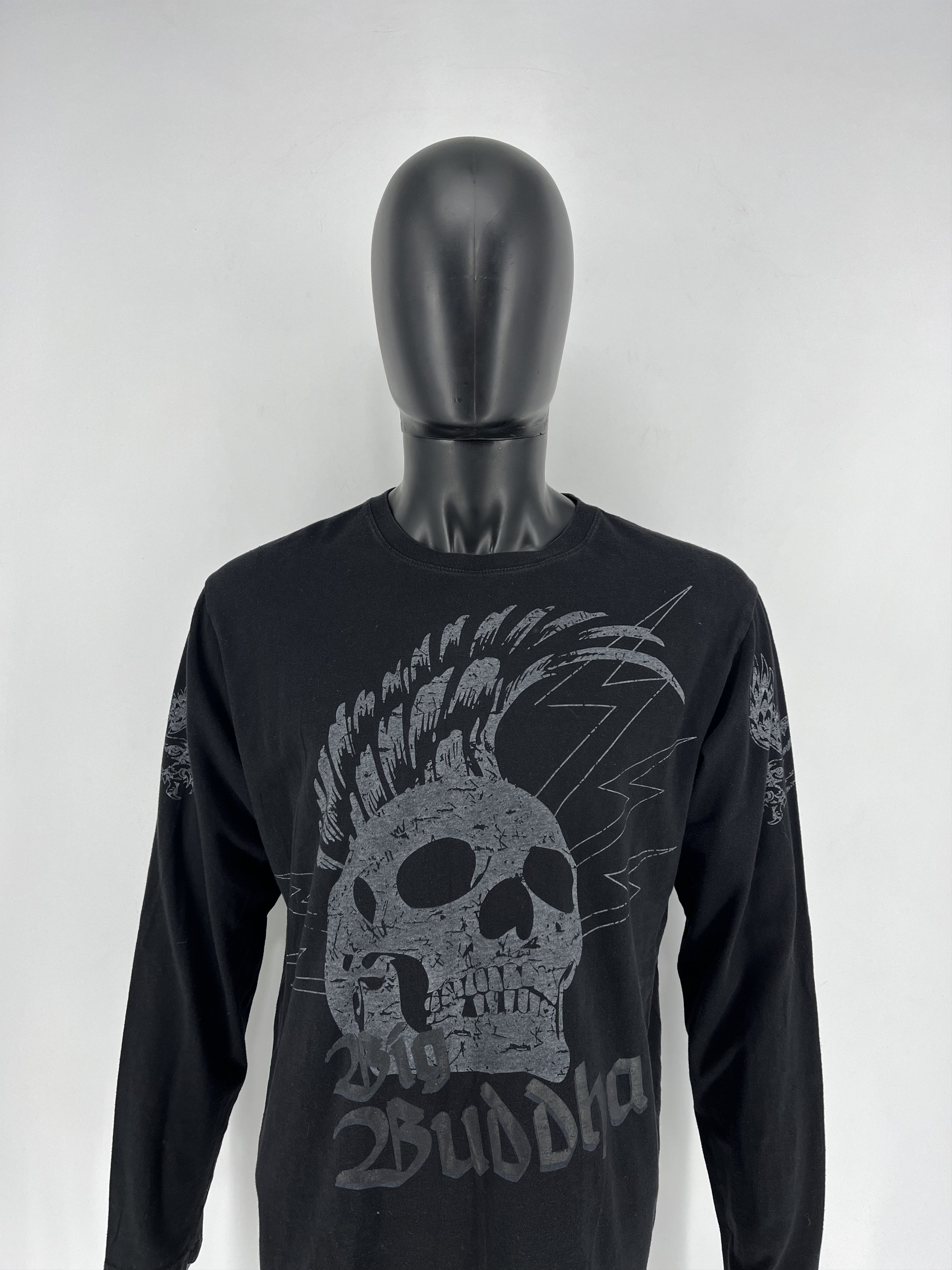 Band Tees Buddha Skulls Vintage Long Sleeve Shirt Size XL Size US XL / EU 56 / 4 - 1 Thumbnail