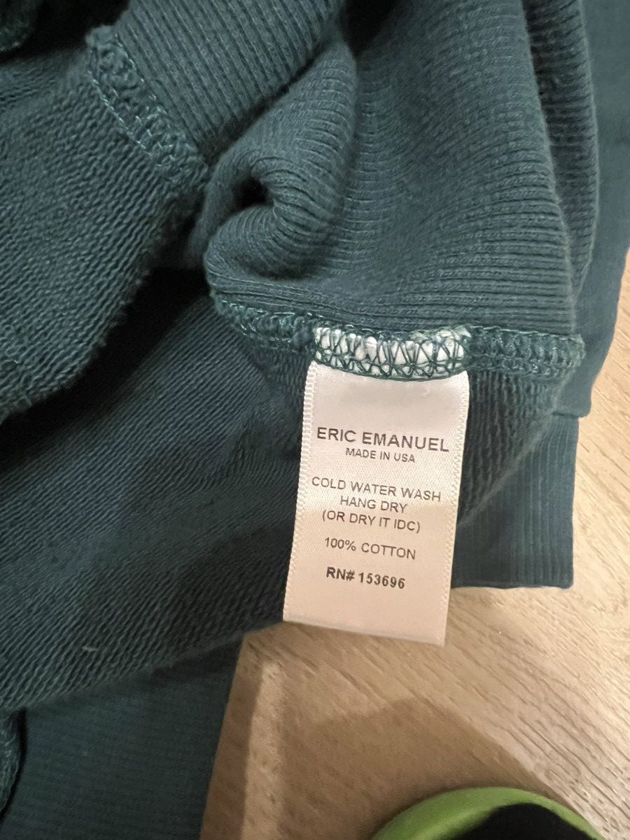 Eric Emanuel GREEN Eric Emanuel EE HOODIE Extra large Size US XL / EU 56 / 4 - 4 Thumbnail