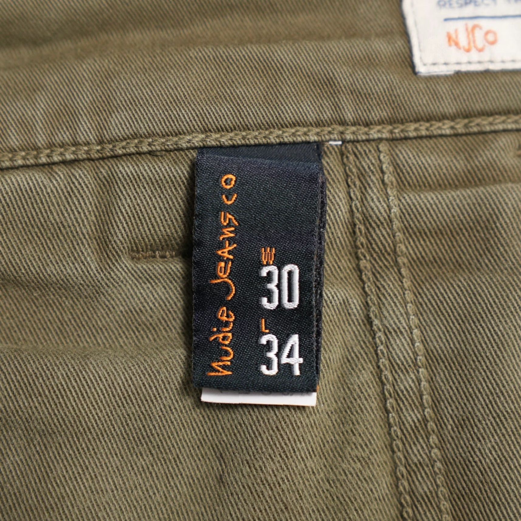 Nudie Jeans Nudie Jeans Slim Chino Pants Mens 30 x 34 Olive Green Slim Fit Trousers Casual Workwear 30 in Waist Mens Size US 30 / EU 46 - 5 Thumbnail