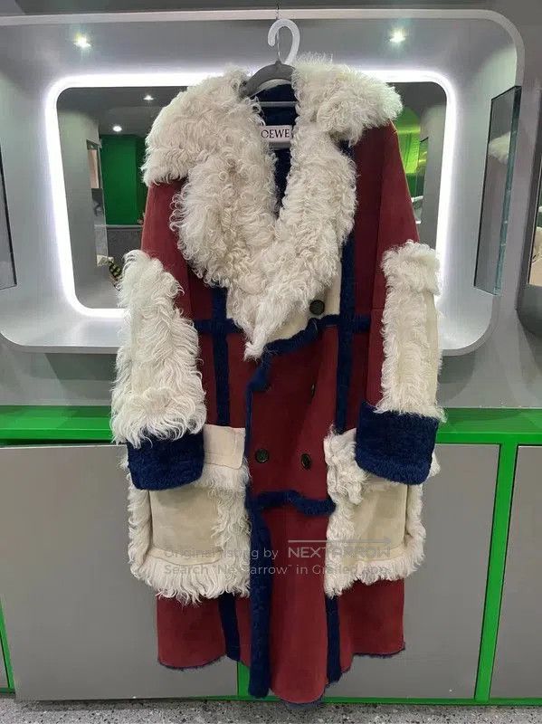 Loewe Loewe Color-Block Sheepskin Coat in XL Size . Size XL / US 12-14 / IT 48-50 - 1 Thumbnail