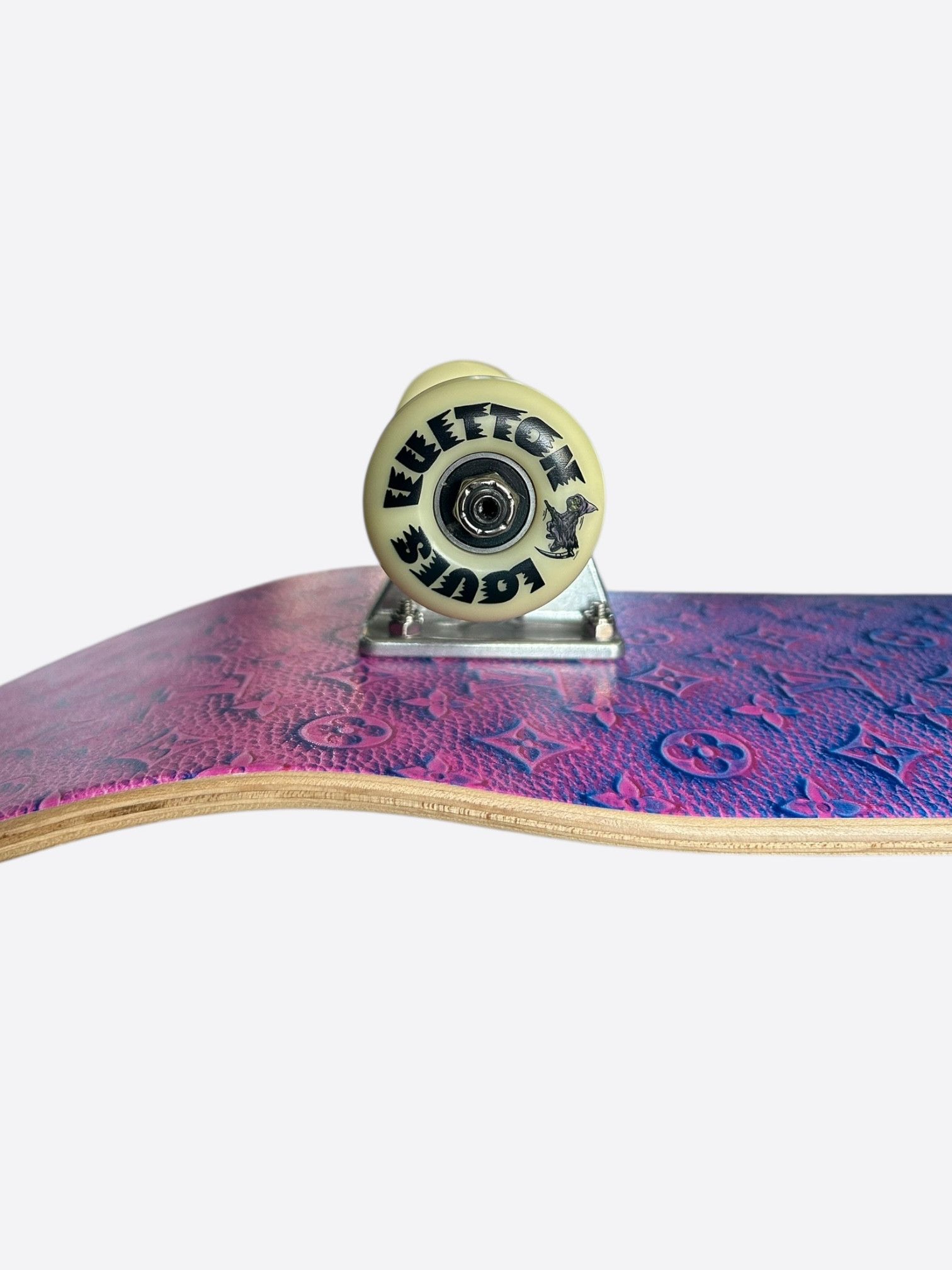 Louis Vuitton Louis Vuitton Pink & Blue Illusion Monogram Skateboard Size ONE SIZE - 6 Thumbnail