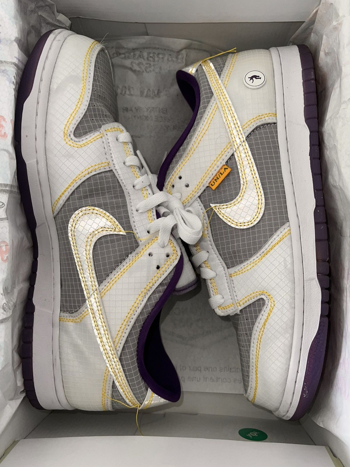 Nike × Union LA Nike Dunk Low / Union Los Angeles Size US 10.5 / EU 43-44 - 2 Thumbnail