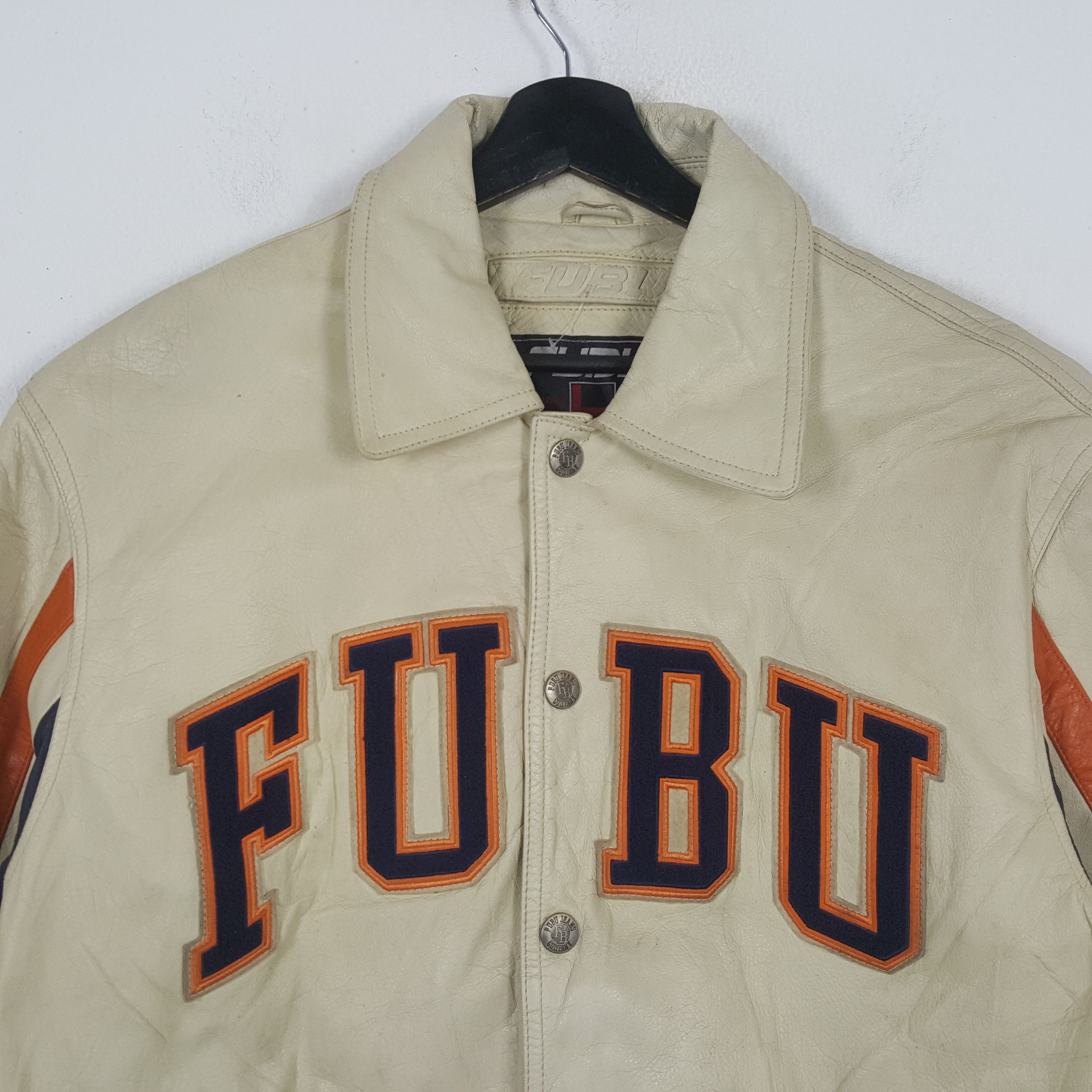 Fubu FUBU Streetwear Style Leather Jacket C286N4 Size US L / EU 52-54 / 3 - 2 Thumbnail