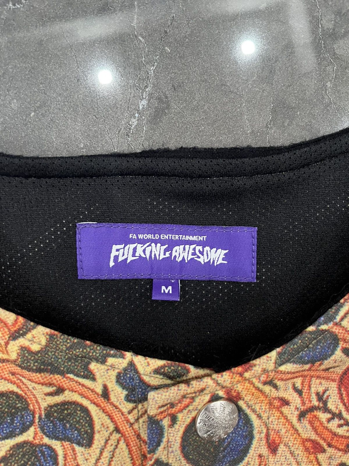Fucking Awesome Fucking Awesome FA World Ent Floral Button Jersey Shirt Size US M / EU 48-50 / 2 - 2 Thumbnail