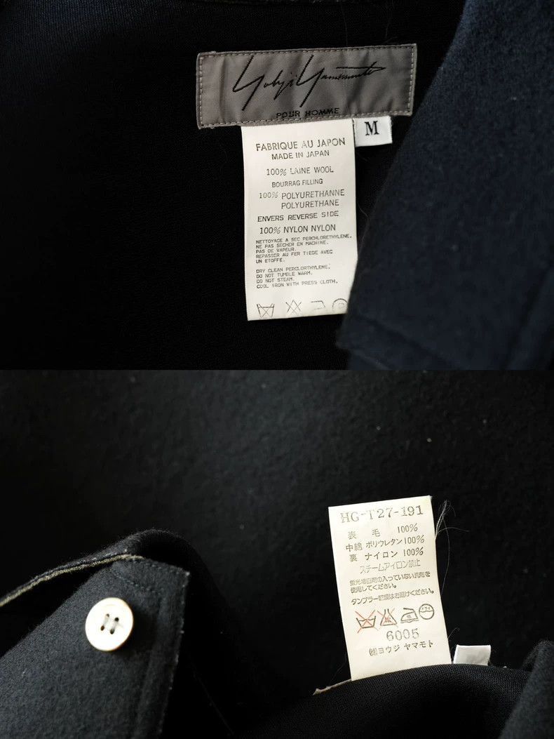 Yohji Yamamoto Yohji Yamamoto Thick Wool Shirt by Yohji Yamamoto Size US M / EU 48-50 / 2 - 7 Thumbnail