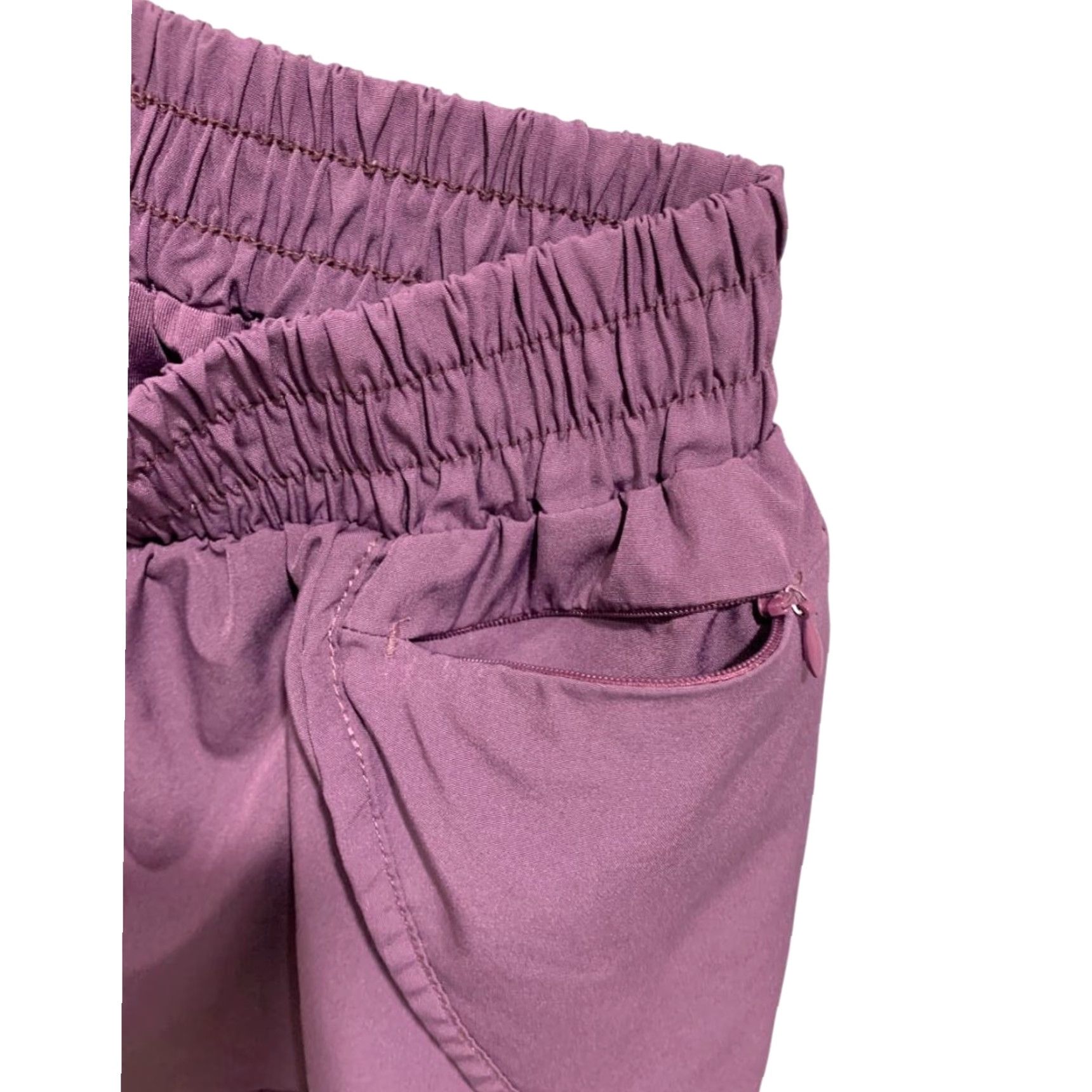 Vintage Sunzel Purple Womens Running Shorts Undershorts Zip Pocket Size 6 Size 28" / US 6 / IT 42 - 3 Thumbnail