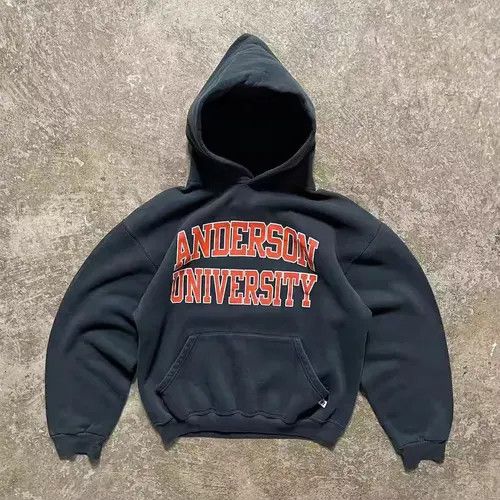 VIBE Black solid color letter print oversize hoodie Size US L / EU 52-54 / 3 - 1 Thumbnail
