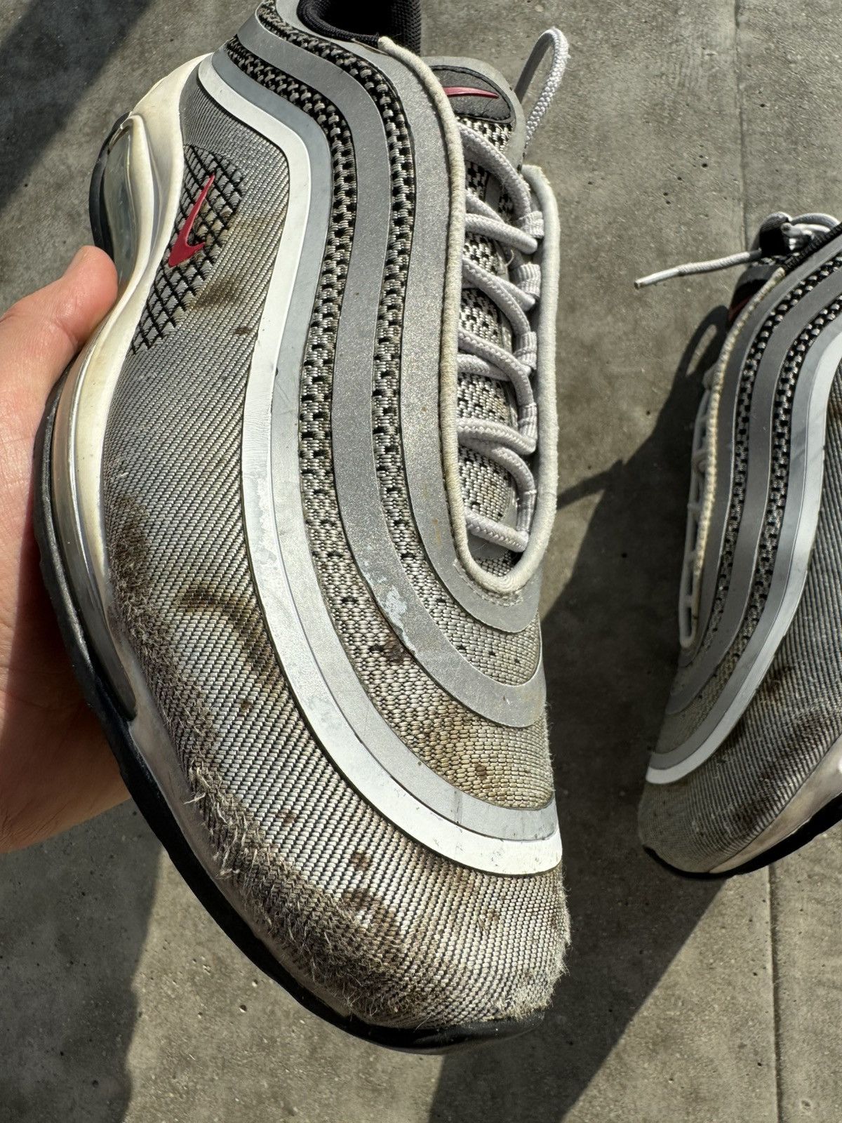 Nike Nike Air Max 98 Silver Bullet Size US 10 / EU 43 - 4 Thumbnail