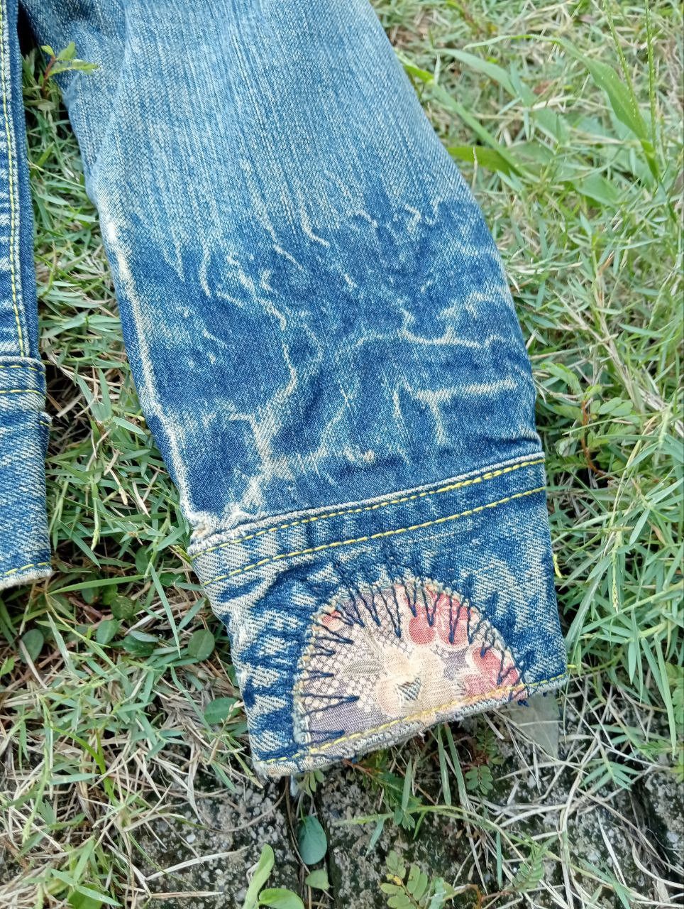 Takeo Kikuchi TAKEO KIKUCHI JAPAN PATCHWORK BLUE DENIM JACKET Size US M / EU 48-50 / 2 - 7 Thumbnail