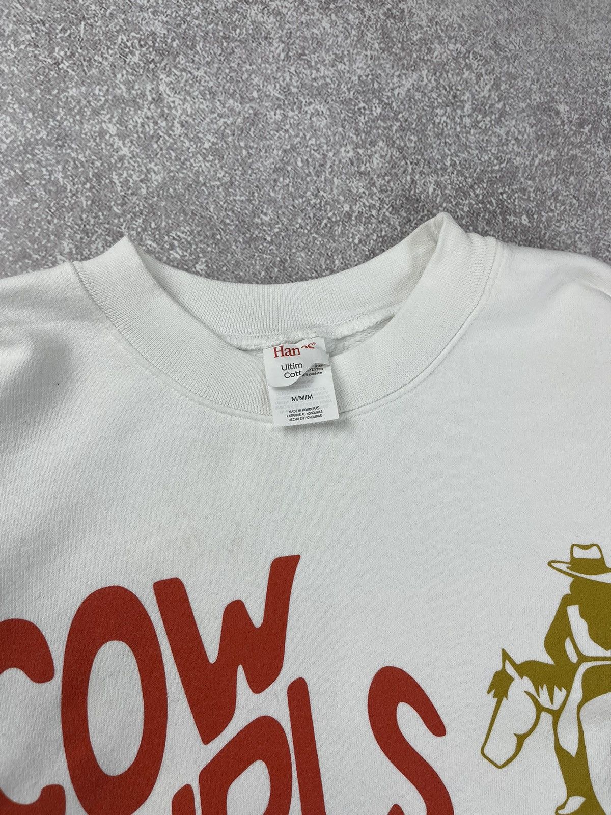 Vintage Vintage Cow Girls Don’t Cry Humor Sweatshirt Size M Size US M / EU 48-50 / 2 - 7 Thumbnail