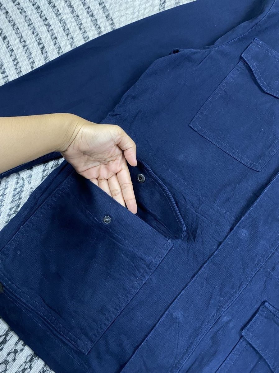 Lands' End Vintage Lands’ End Navy Blue Utility Field Zipper Jacket Size US M / EU 48-50 / 2 - 8 Thumbnail