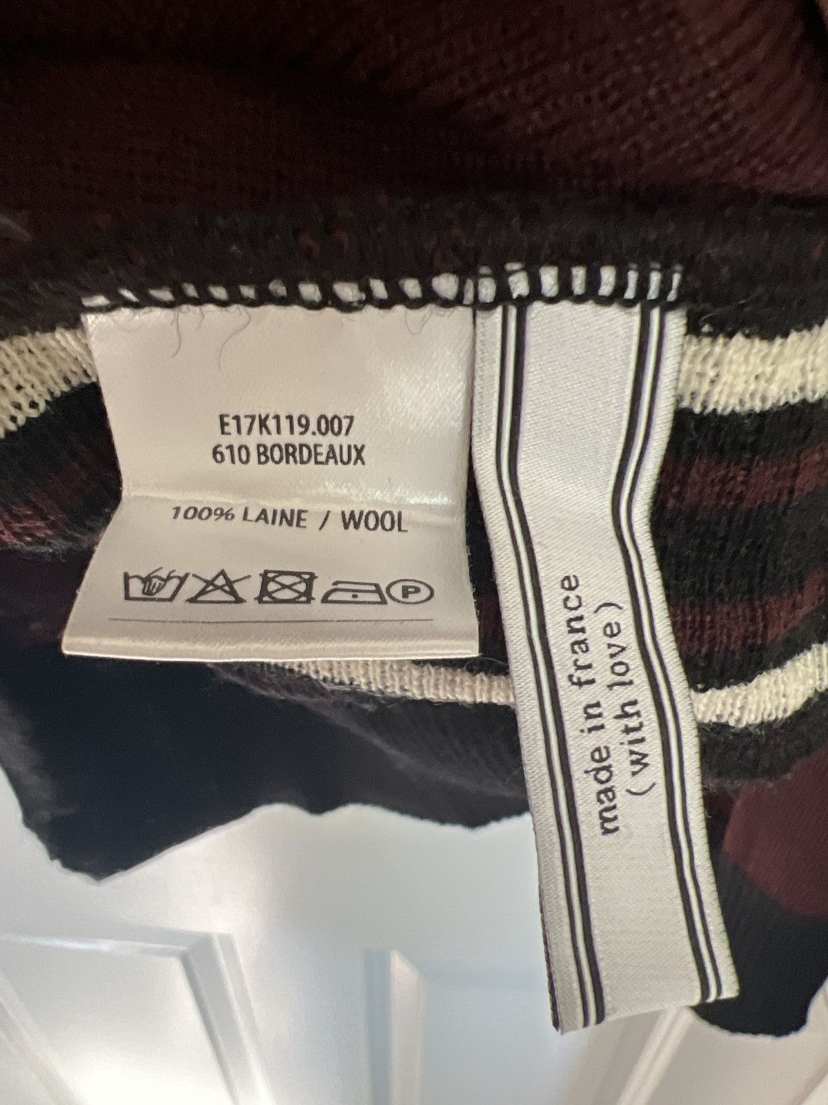 AMI AMI Stripe-Trimmed Wool Half-Zip Sweater Size US M / EU 48-50 / 2 - 4 Thumbnail