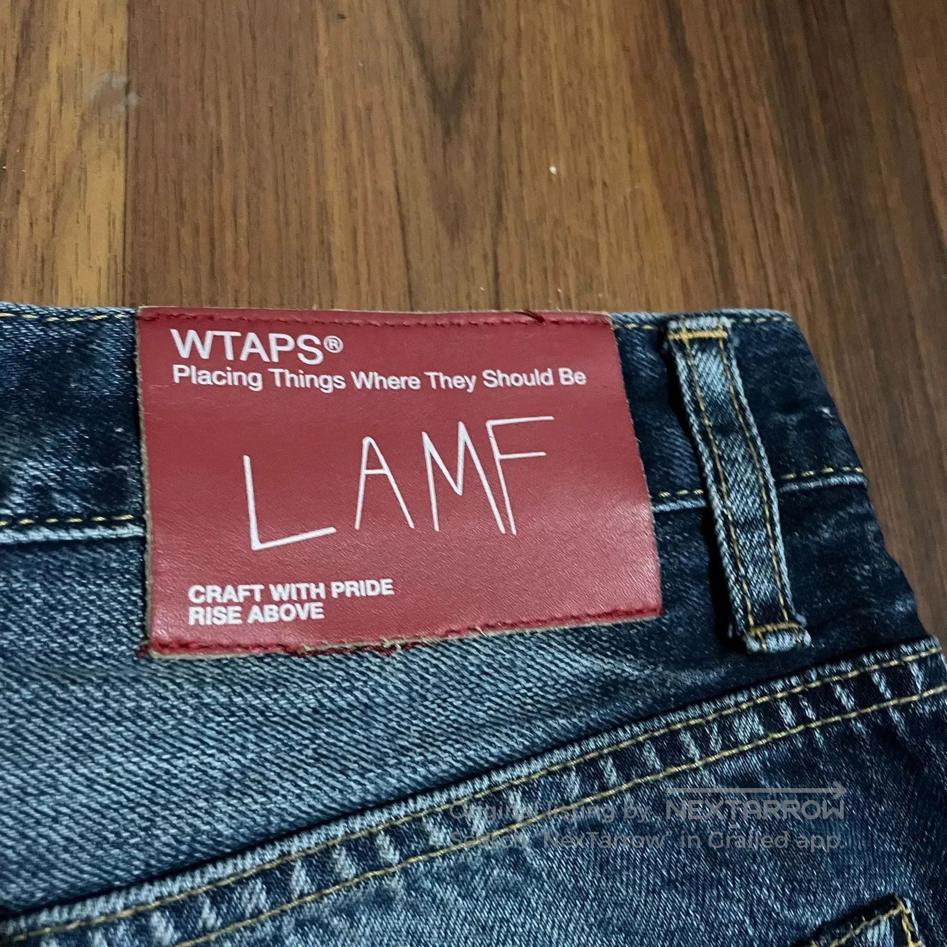 Wtaps WTAPS 09SS T3 LAMF Spider Embroidery Jeans. Size US 40 / EU 56 - 5 Thumbnail