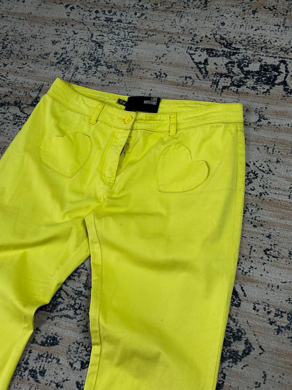 Love Moschino Love Moschino Rare Hearts Pockets Yellow Pants Vintage Size 32" / US 10 / IT 46 - 3 Thumbnail