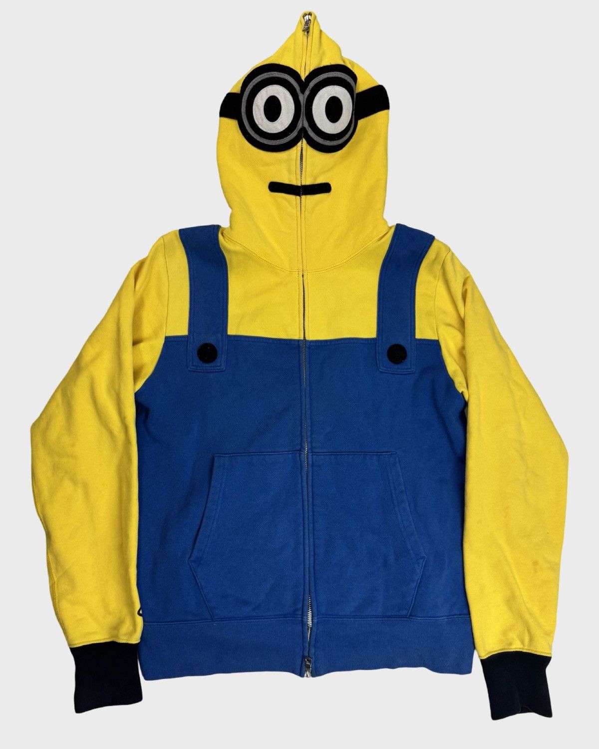 BAPE X MINIONS ZIP UP HOODIE SZ:M