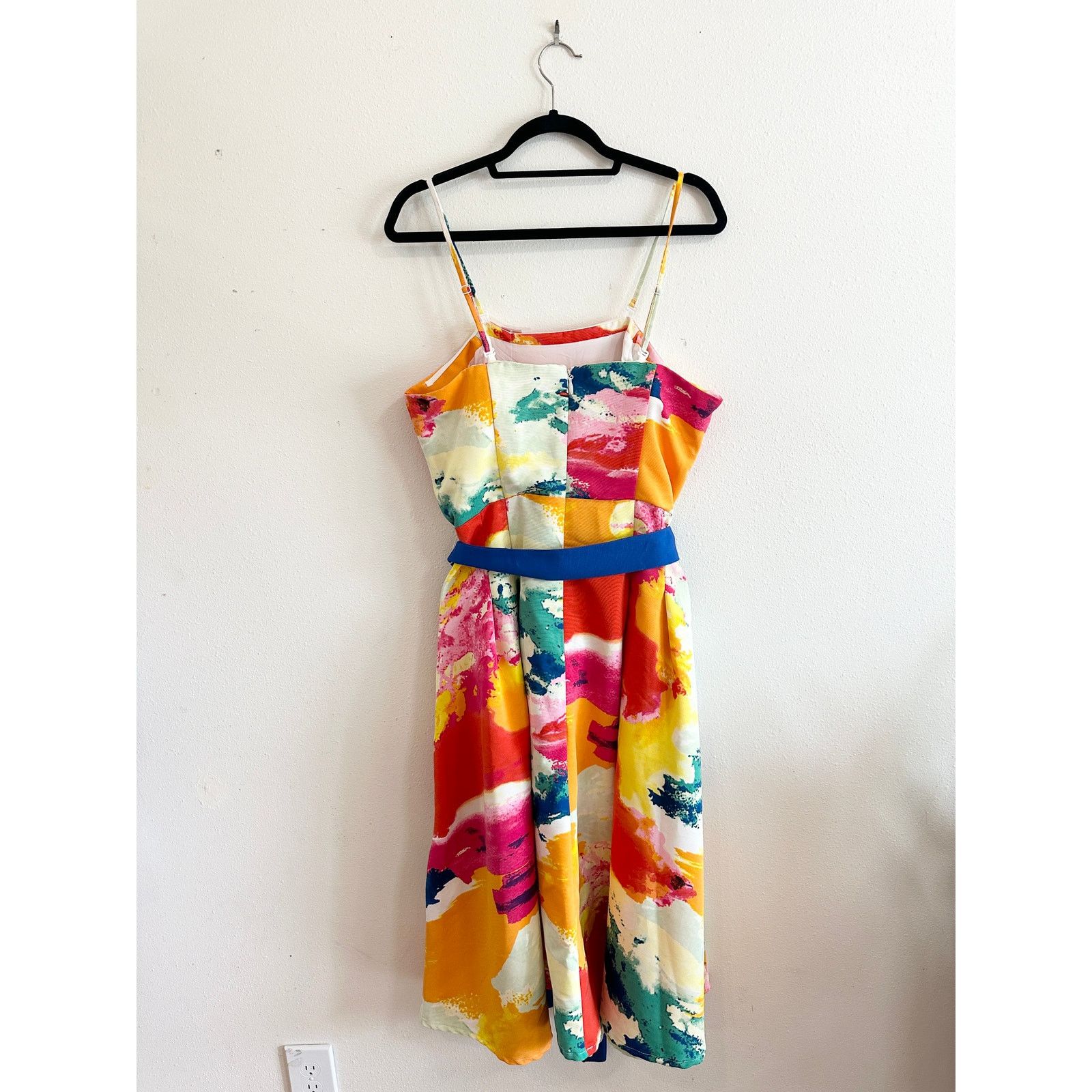 Other NWT New York & Company Colorful Watercolor Dress size 14 Size XL / US 12-14 / IT 48-50 - 10 Thumbnail