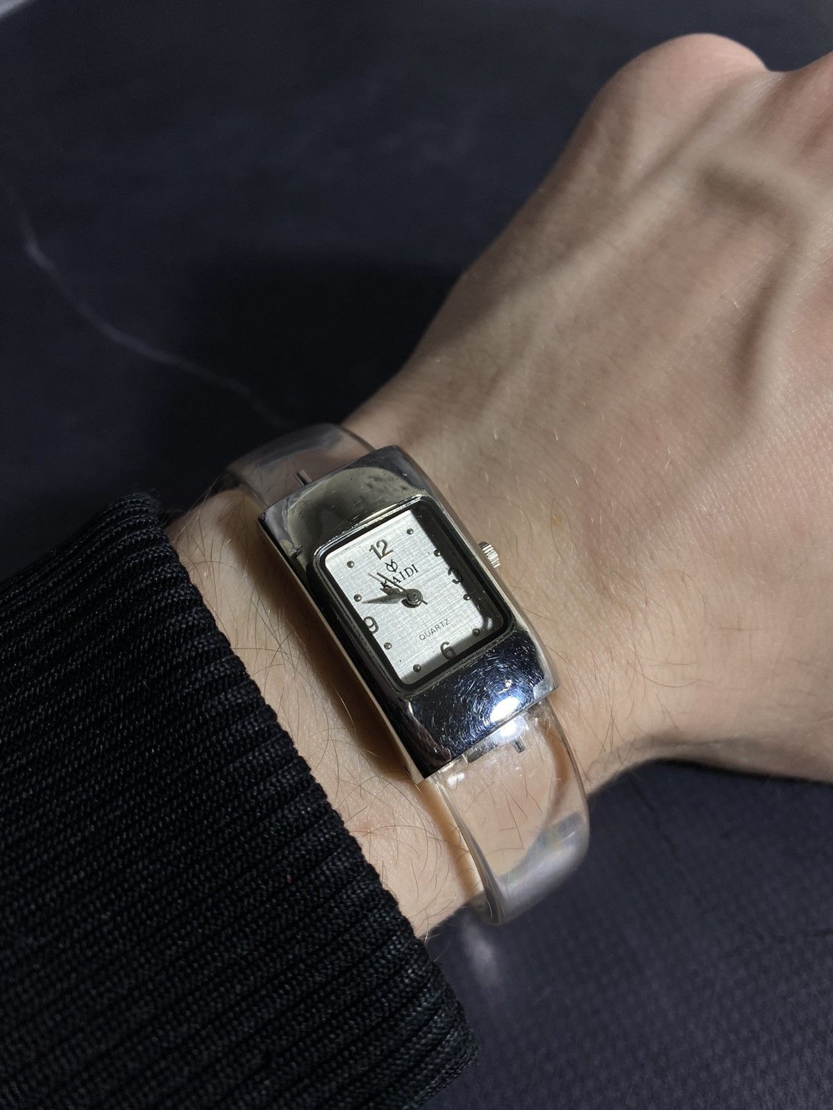 Vintage KAIDI Quartz Watch Transparent Strap Japanese Brand Size ONE SIZE - 7 Thumbnail