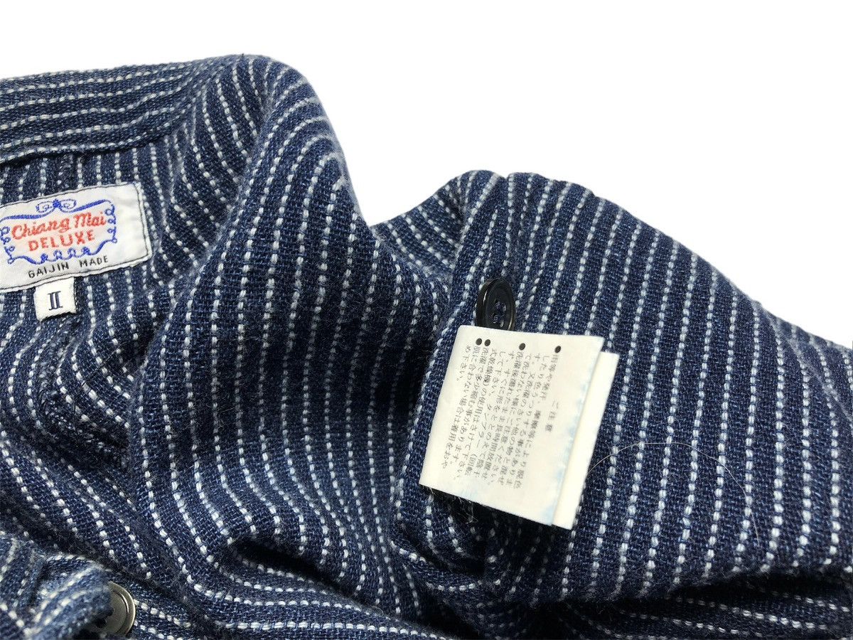 Blue Blue Japan × Indigo × Japanese Brand Chiang Mai Deluxe indigo striped shorts Size US 30 / EU 46 - 11 Thumbnail