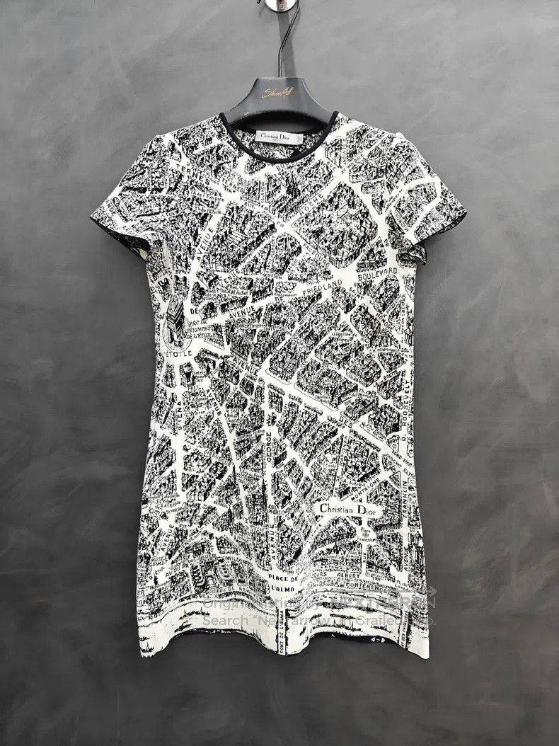 Dior Dior 24 new Paris map dresses Size XXS / US 00 / IT 34 - 1 Thumbnail