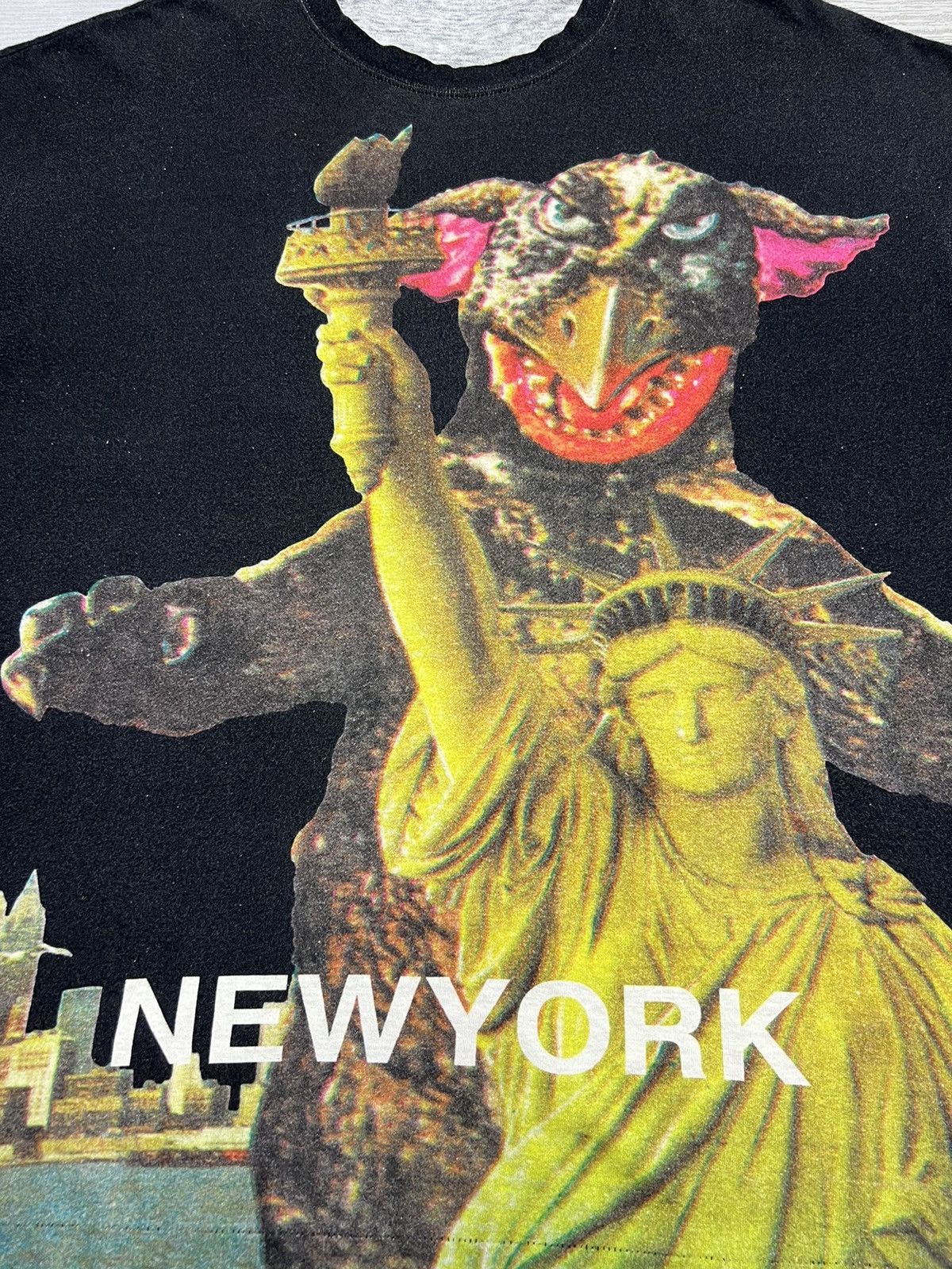 Jun Takahashi × Undercover Undercover - Oversized “New York” Print Cotton-Jersey TShirt Size US M / EU 48-50 / 2 - 14 Thumbnail