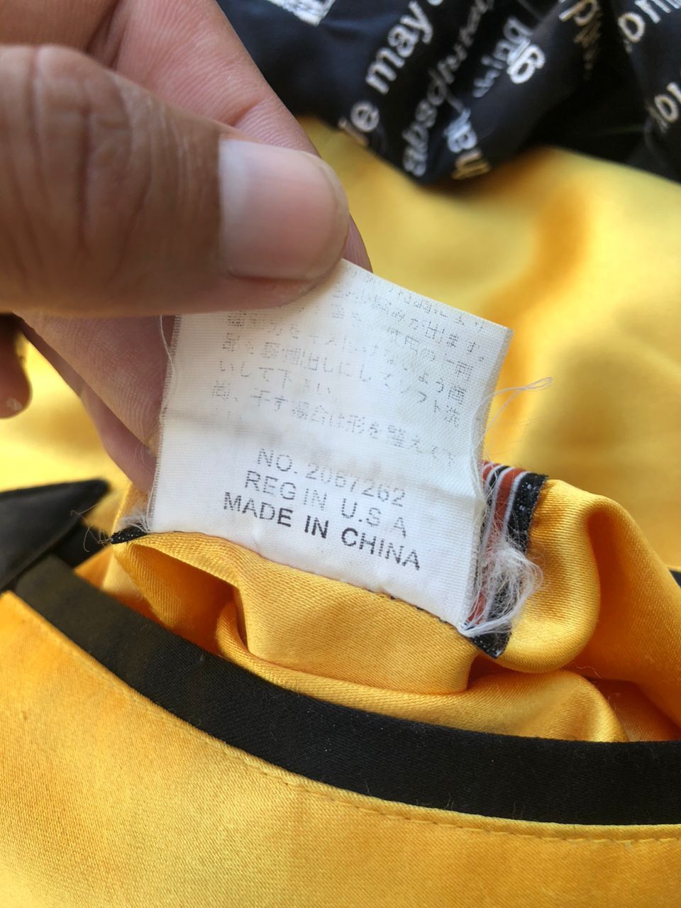 Japanese Brand Vintage Sukajan Peak'd Yellow Embroidery Reversible Jacket Size US M / EU 48-50 / 2 - 6 Thumbnail