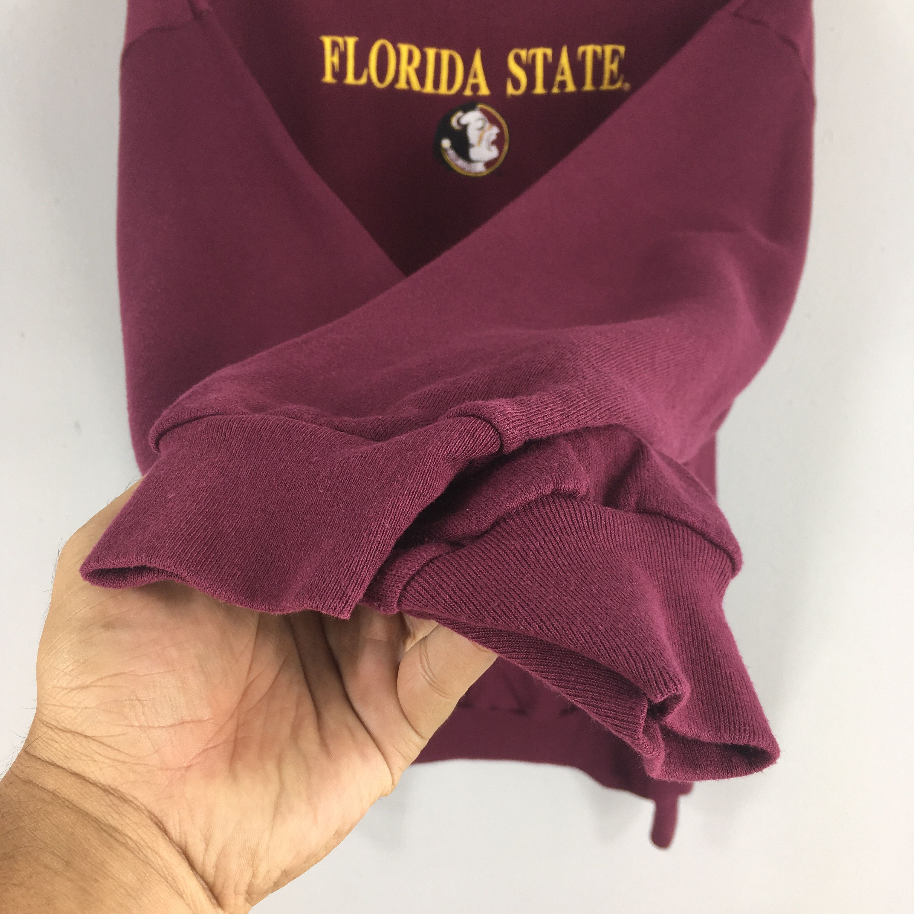 NCAA × Vintage Vintage 90s Florida State Seminoles NCAA Sweatshirt 2XLarge Size US XXL / EU 58 / 5 - 4 Thumbnail