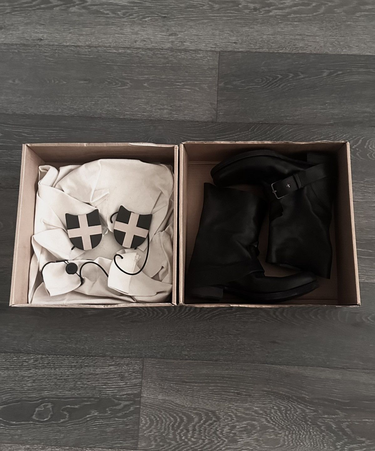Ma+ MA+ Tall Buckle Cow Leather Boot Size US 8 / EU 41 - 3 Thumbnail